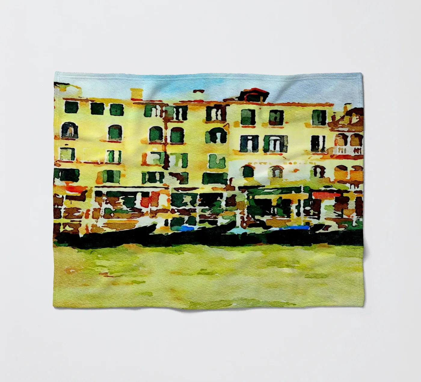 Venice Fleecedecke von Massimo Frascogna