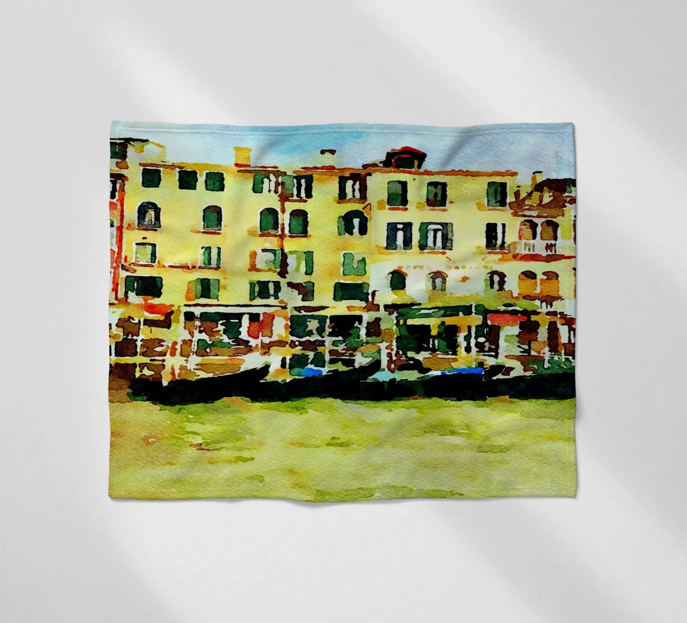 Venice Fleecedecke von Massimo Frascogna