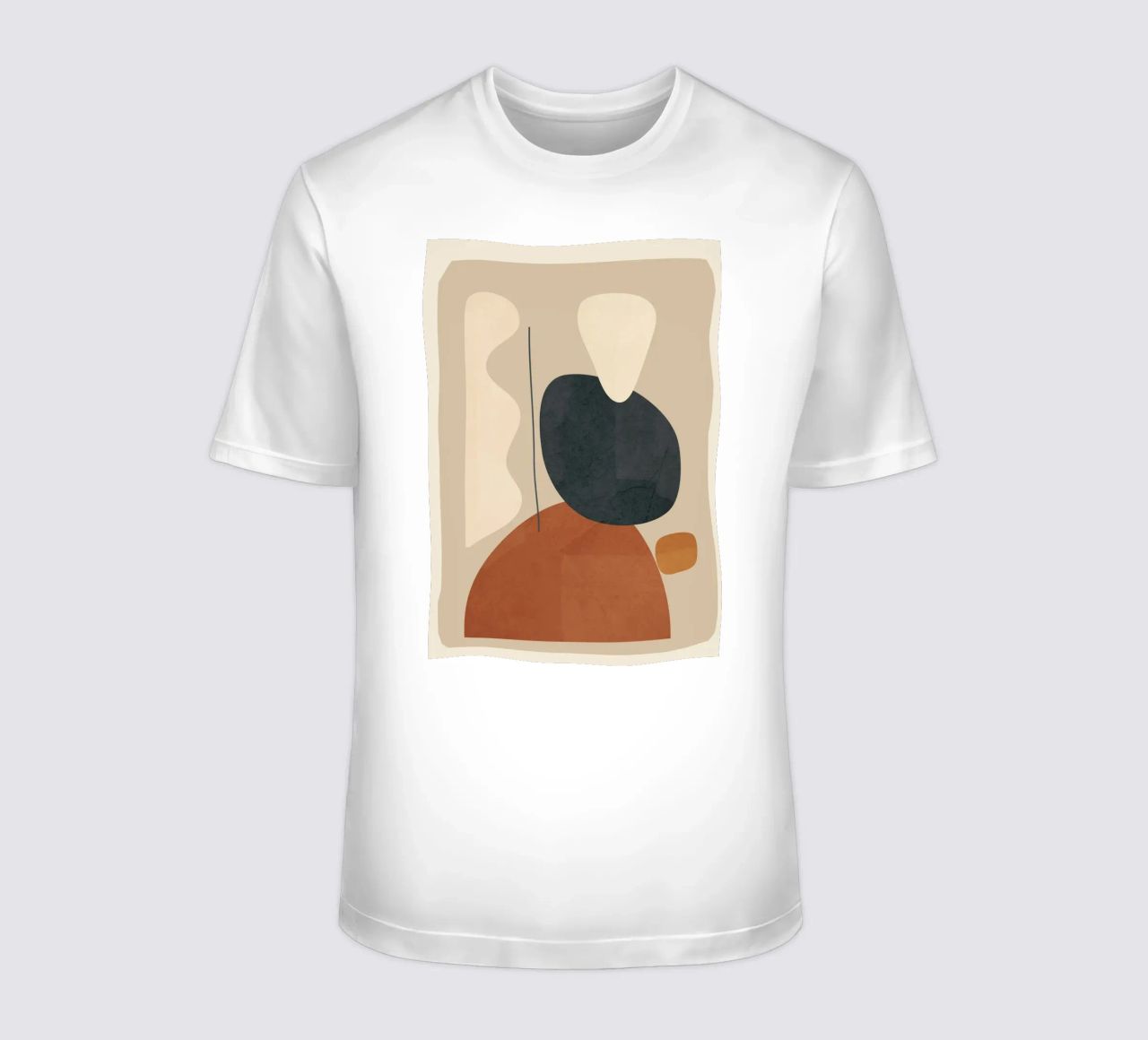 Modern Minimal Shapes 1 t-shirt da Flow Line