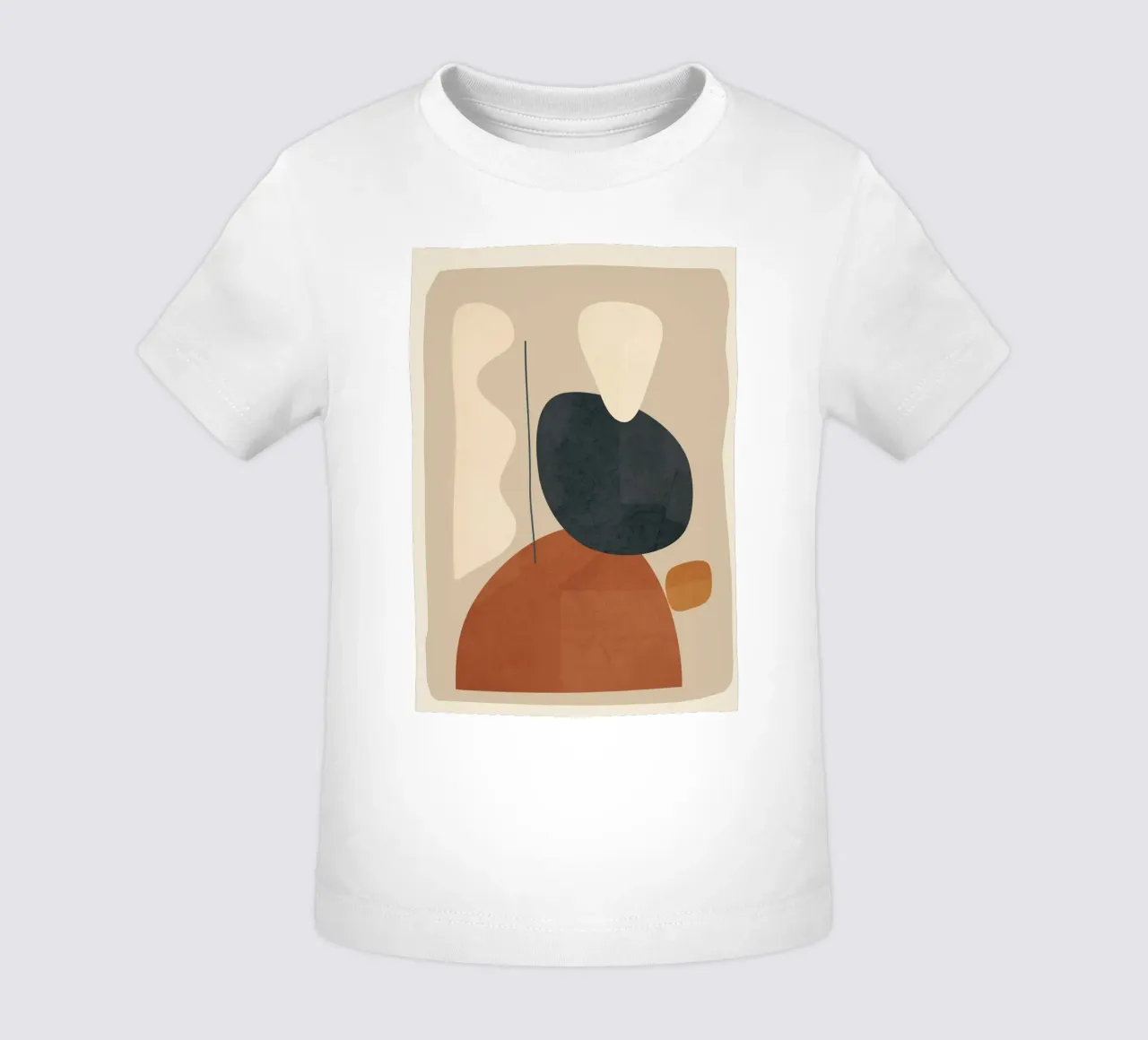 Modern Minimal Shapes 1 maglietta neonato da Flow Line