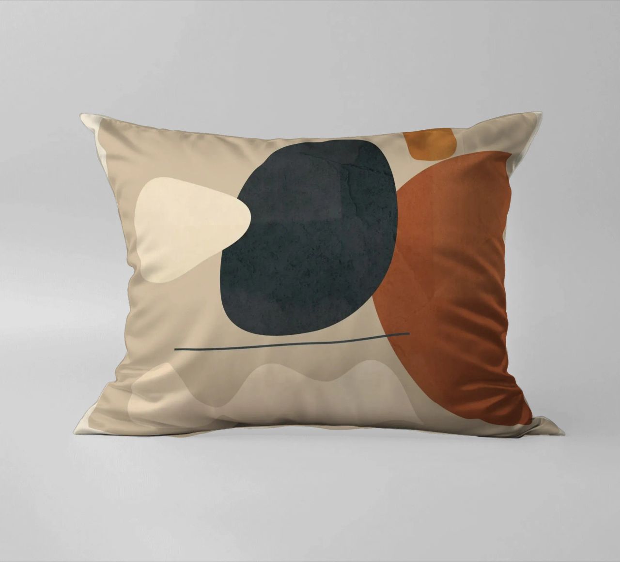Modern Minimal Shapes 1 cuscino da Flow Line