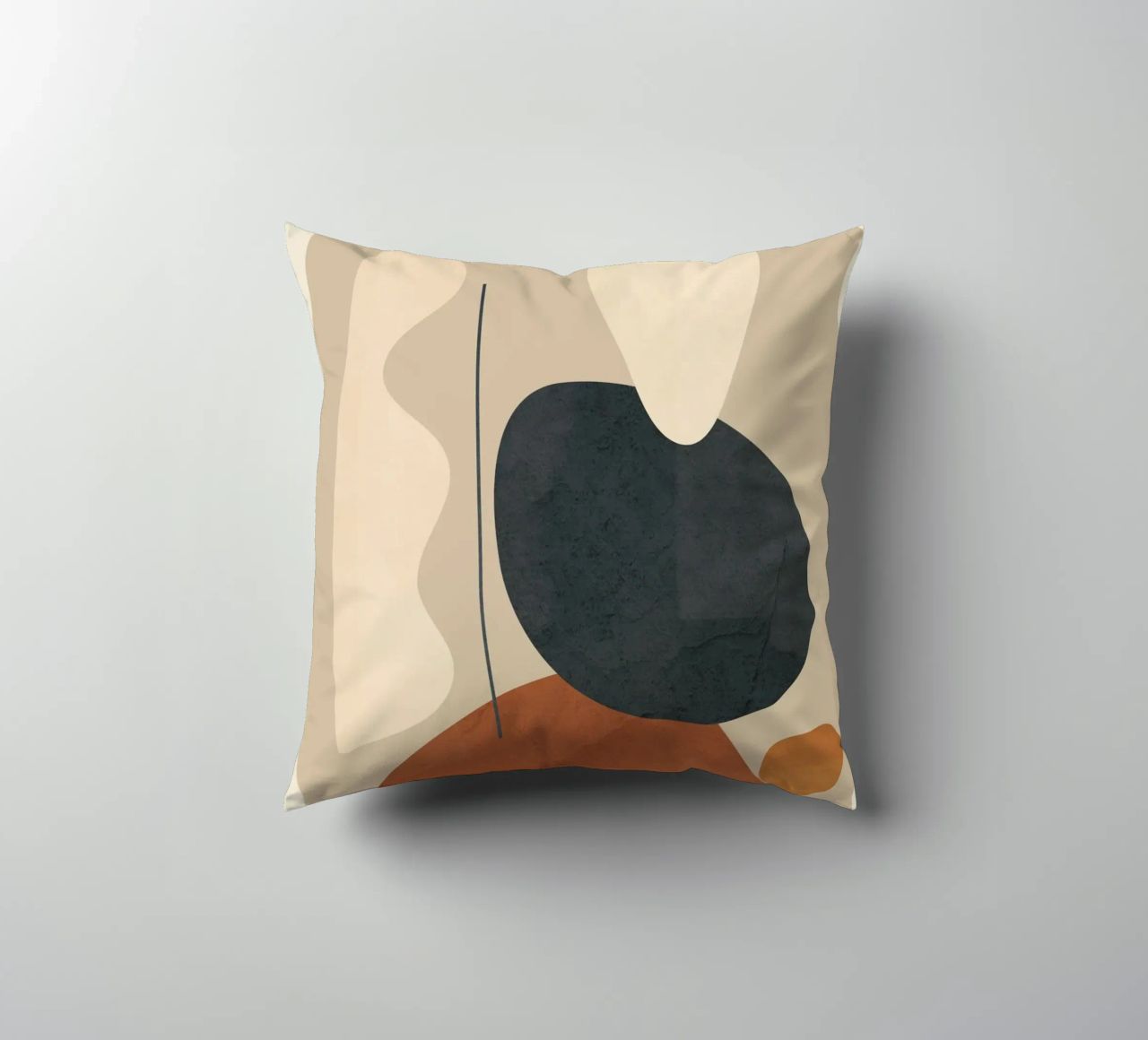 Modern Minimal Shapes 1 cuscino da Flow Line