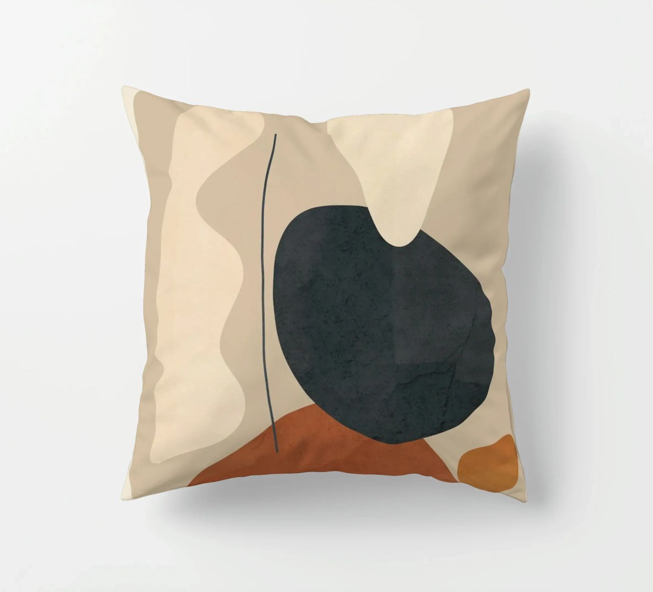 Modern Minimal Shapes 1 cuscino da Flow Line