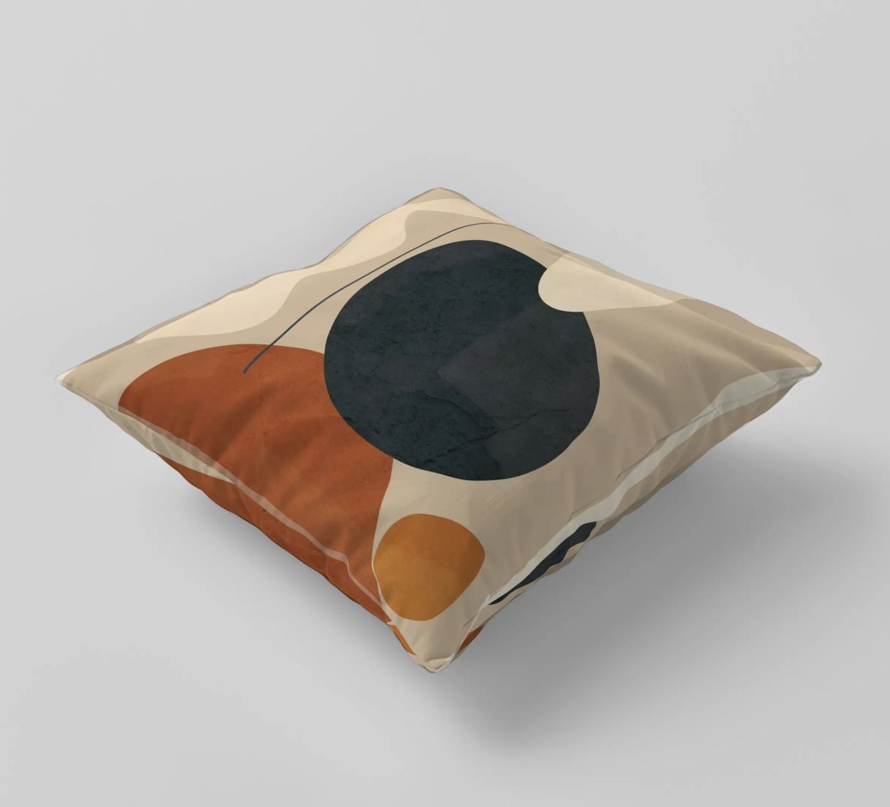 Modern Minimal Shapes 1 cuscino da Flow Line