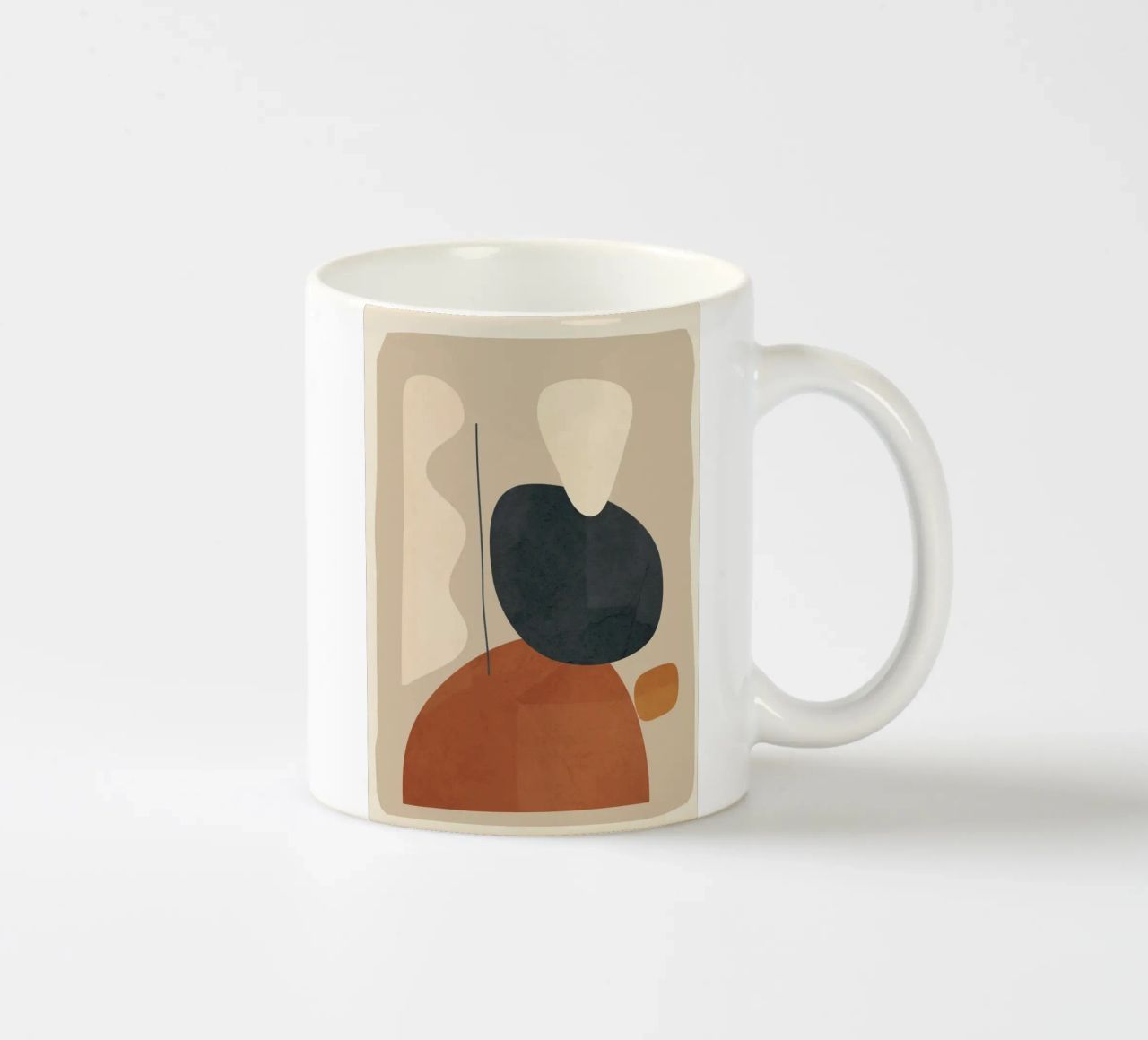 Modern Minimal Shapes 1 tazza in ceramica da Flow Line