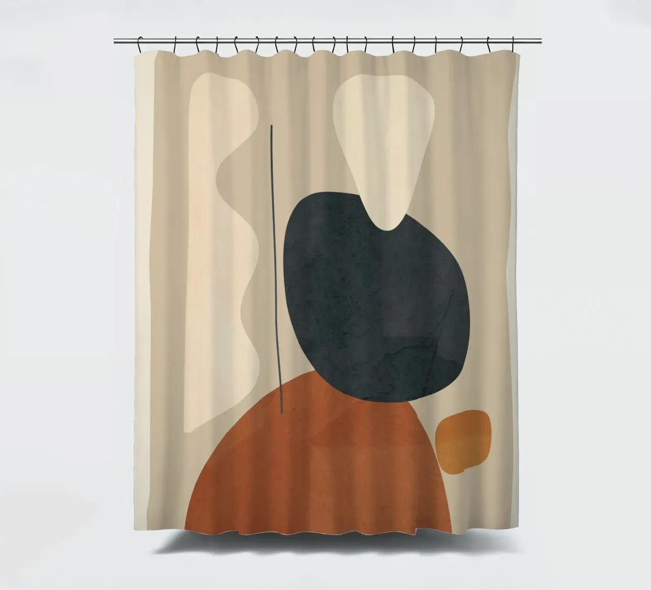 Modern Minimal Shapes 1 tenda da doccia da Flow Line