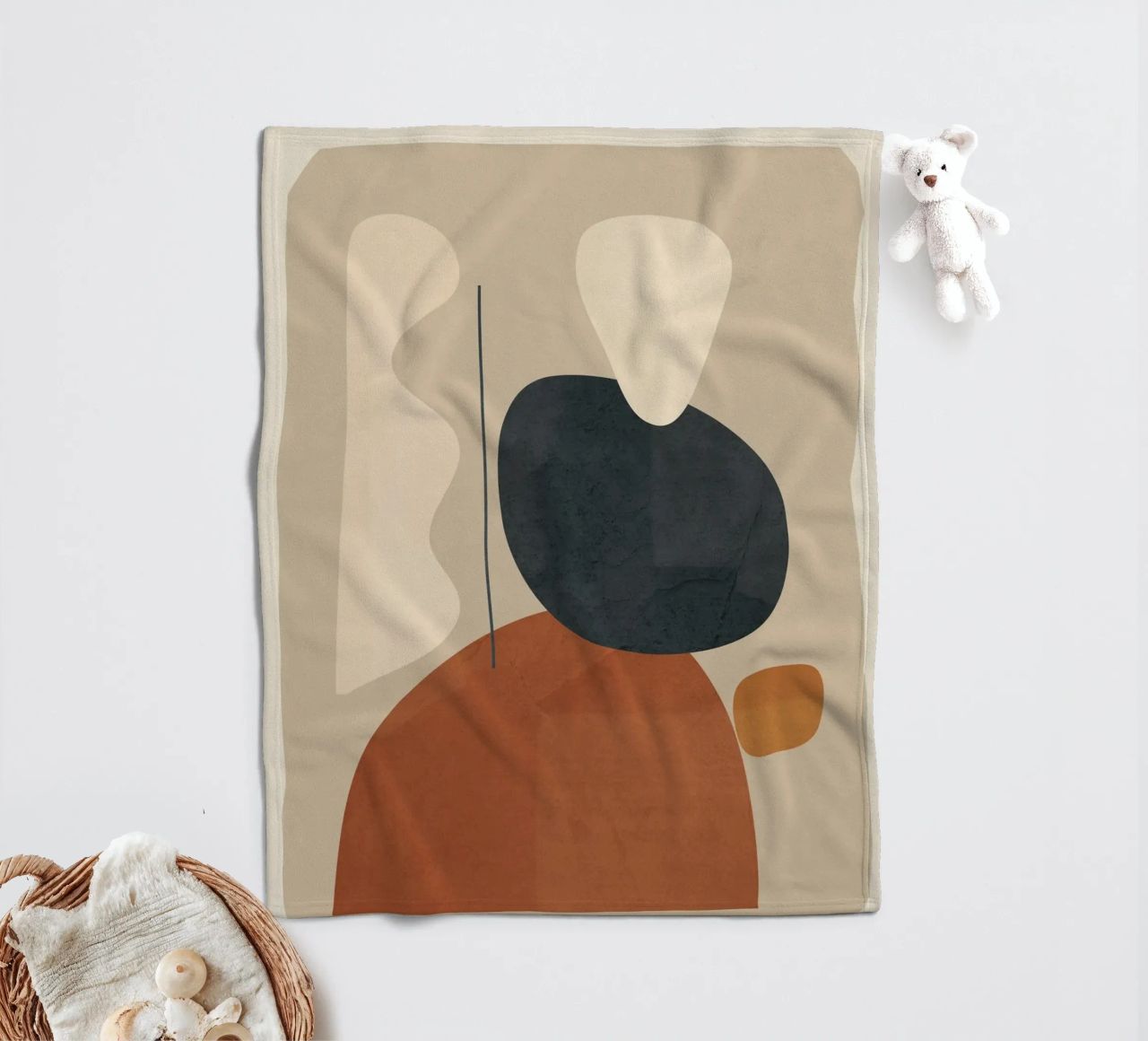 Modern Minimal Shapes 1 coperta in pile da Flow Line