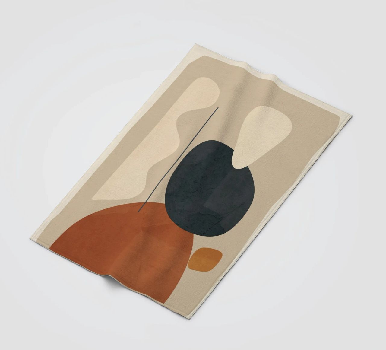 Modern Minimal Shapes 1 coperta in pile da Flow Line