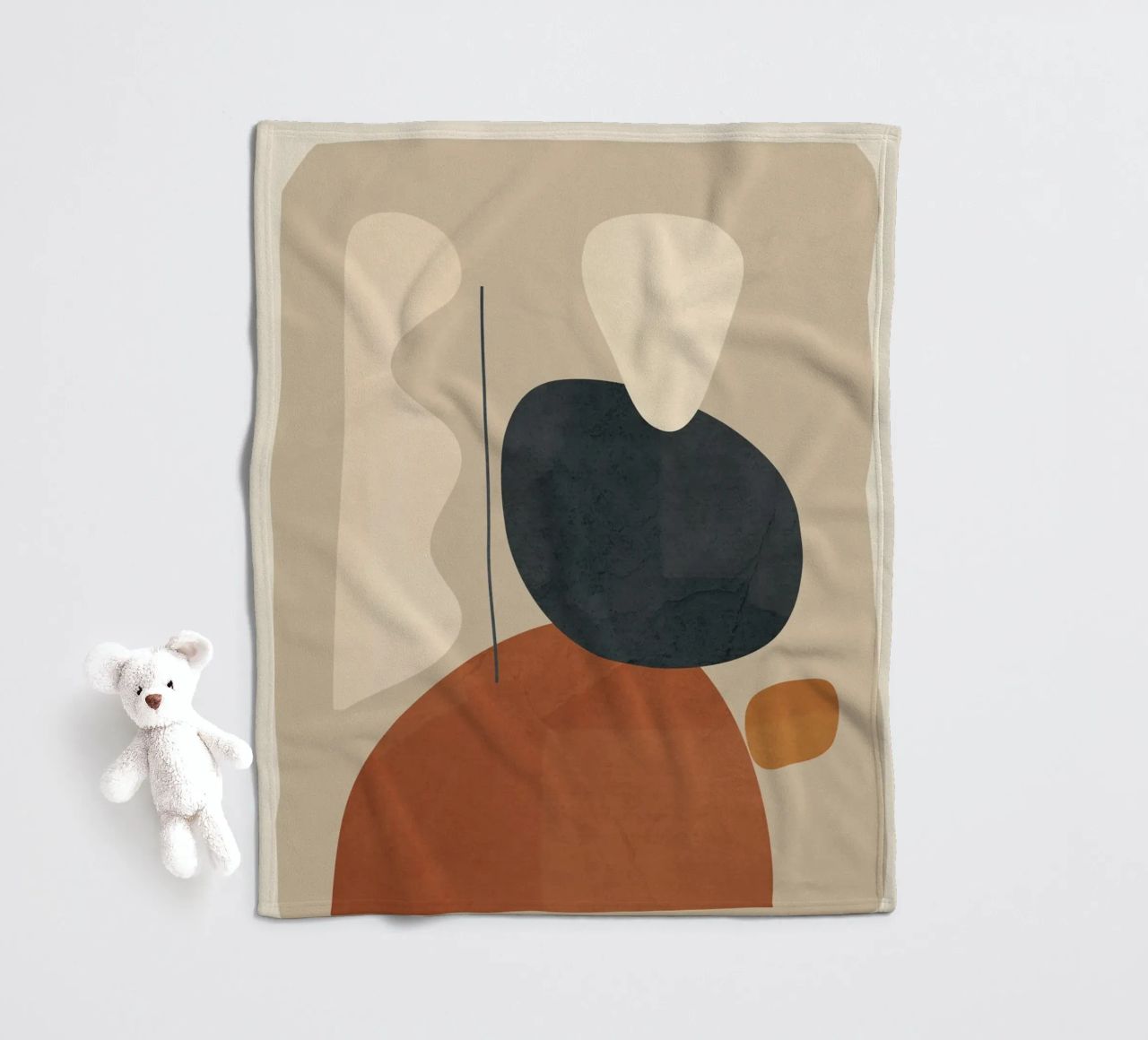 Modern Minimal Shapes 1 coperta in pile da Flow Line