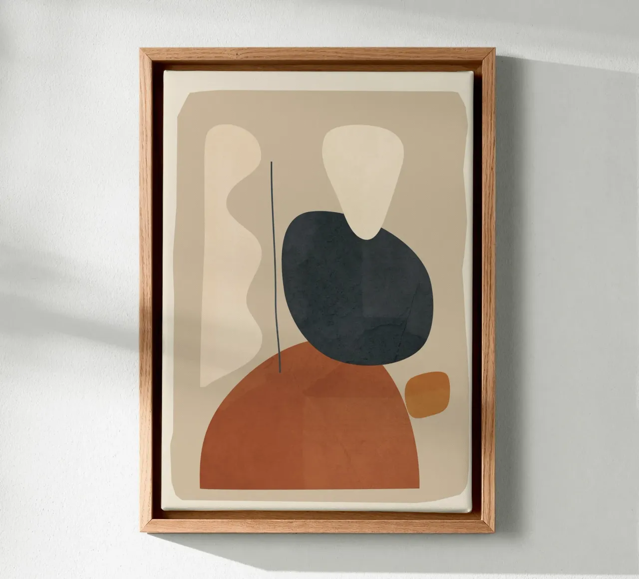 Modern Minimal Shapes 1 tela da Flow Line