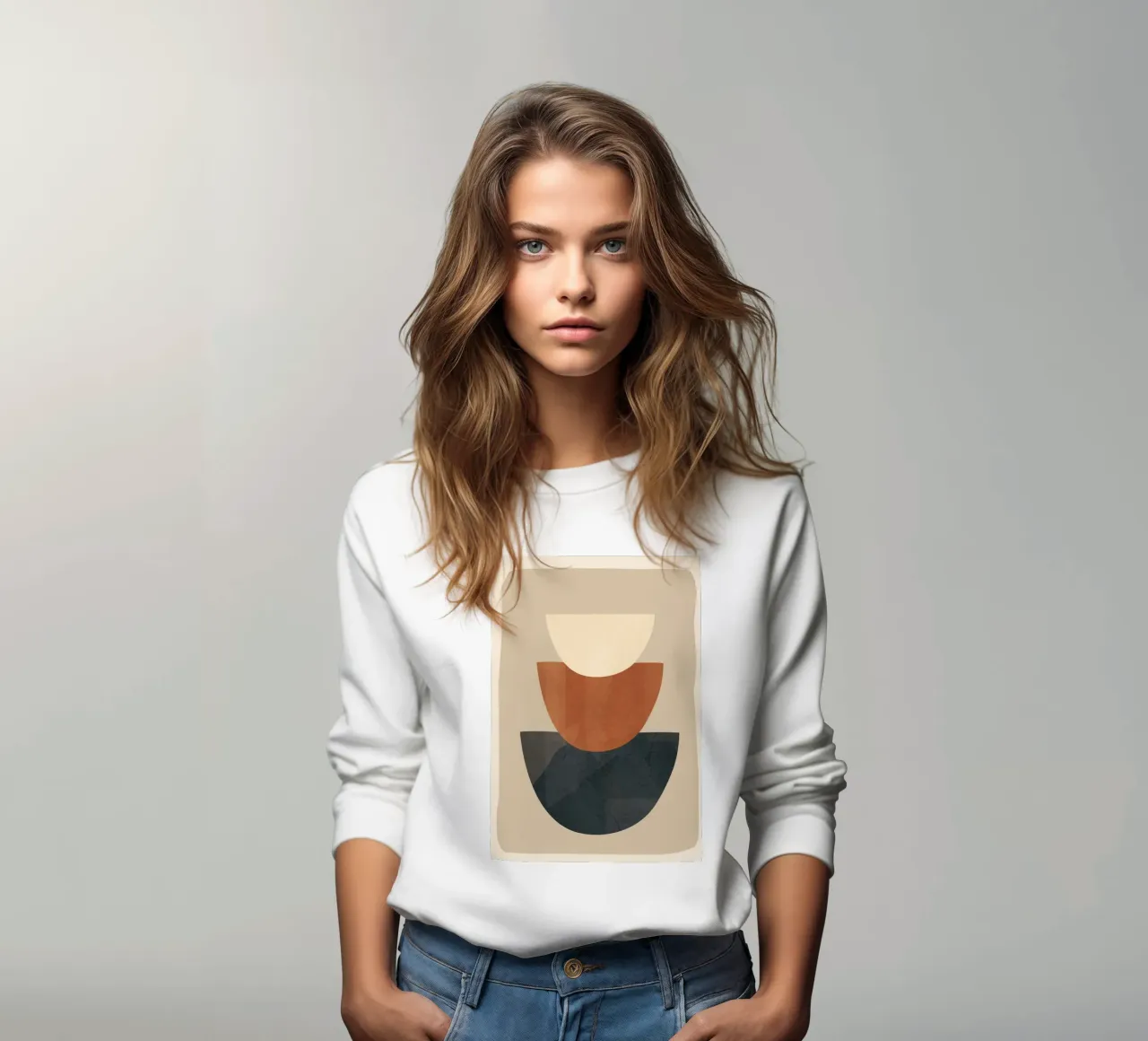 Modern Minimal Shapes 2 felpa da Flow Line