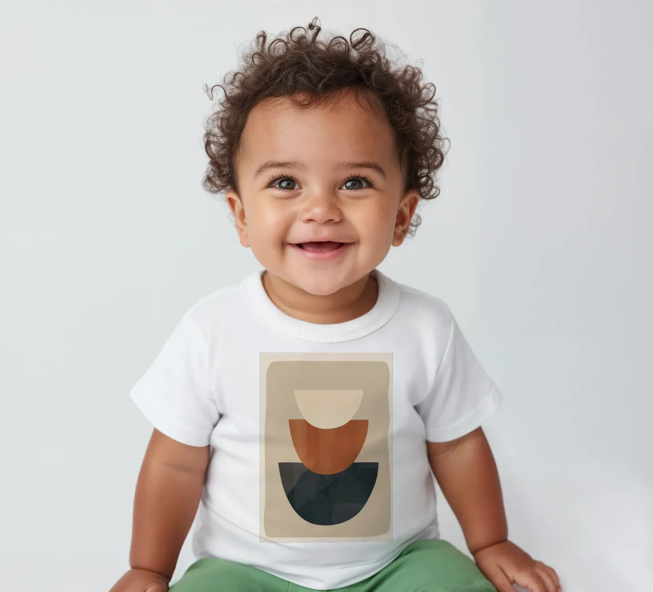 Modern Minimal Shapes 2 camiseta de bebé de Flow Line