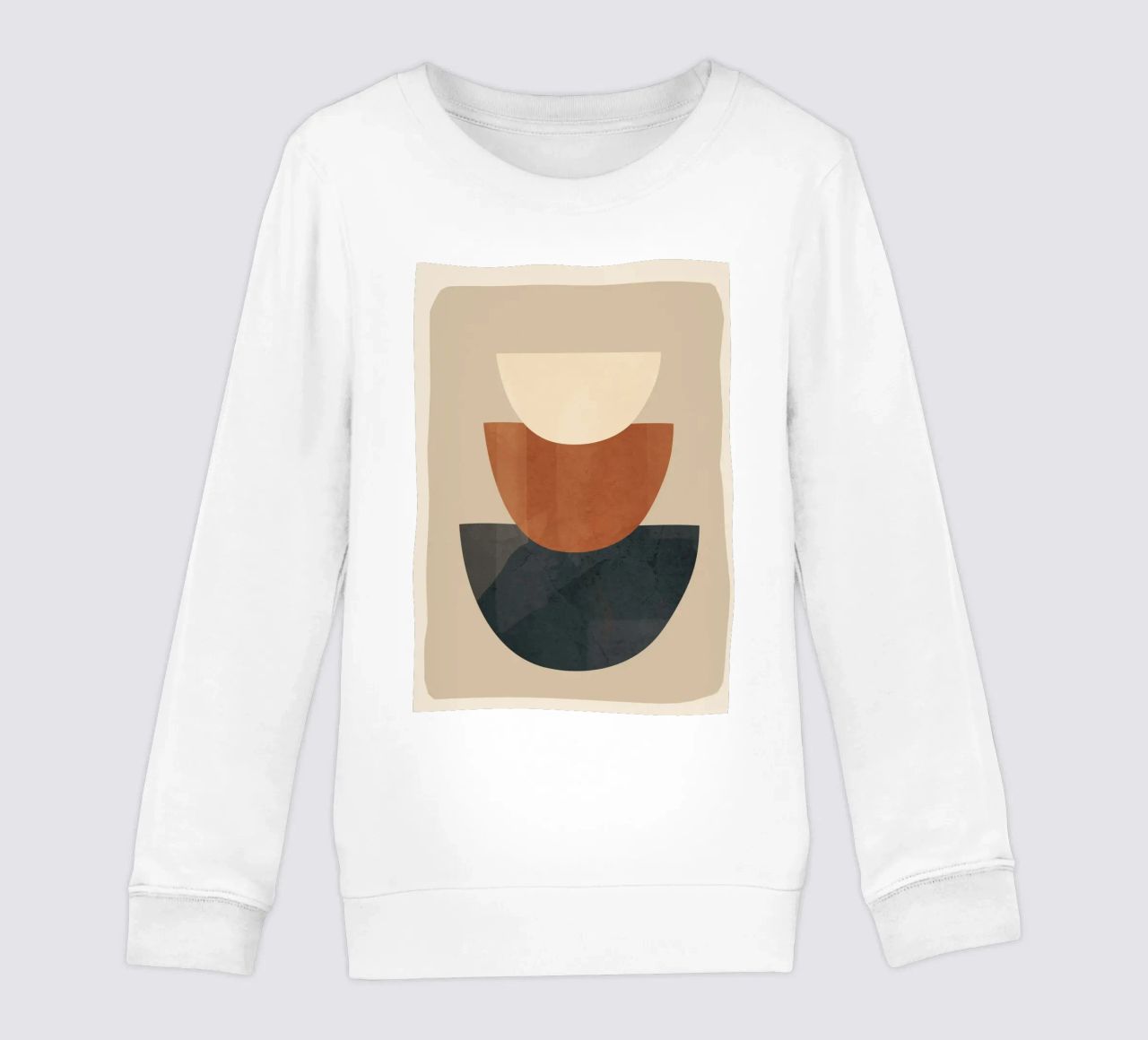 Modern Minimal Shapes 2 felpa bambino da Flow Line