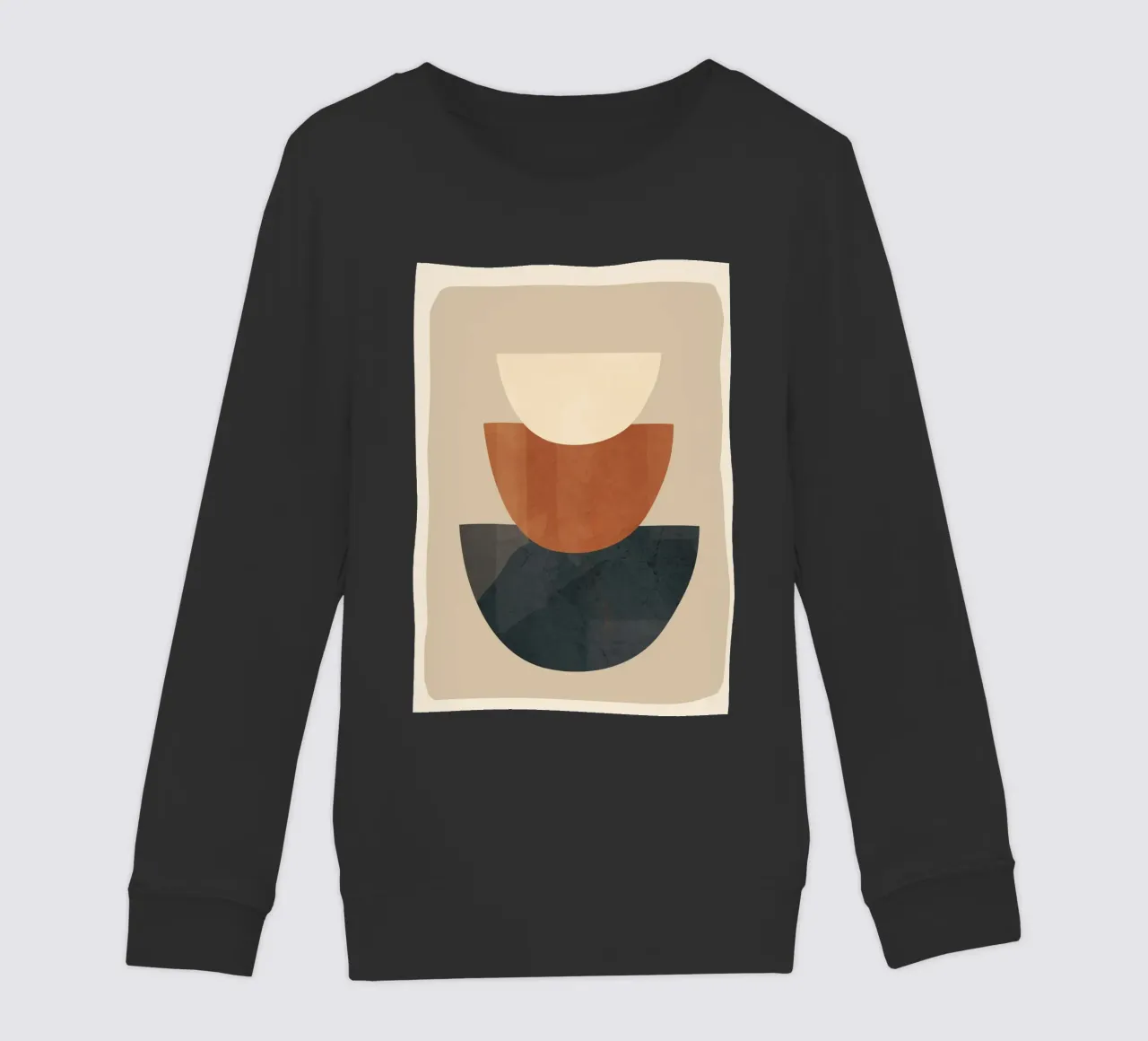 Modern Minimal Shapes 2 felpa bambino da Flow Line