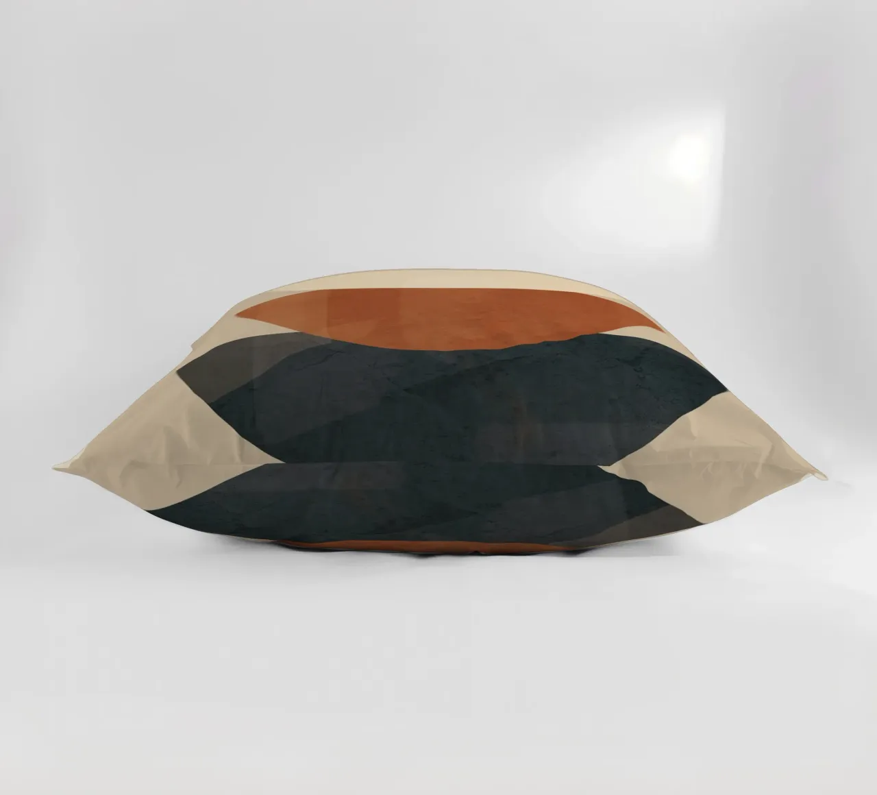 Modern Minimal Shapes 2 Kissen von Flow Line