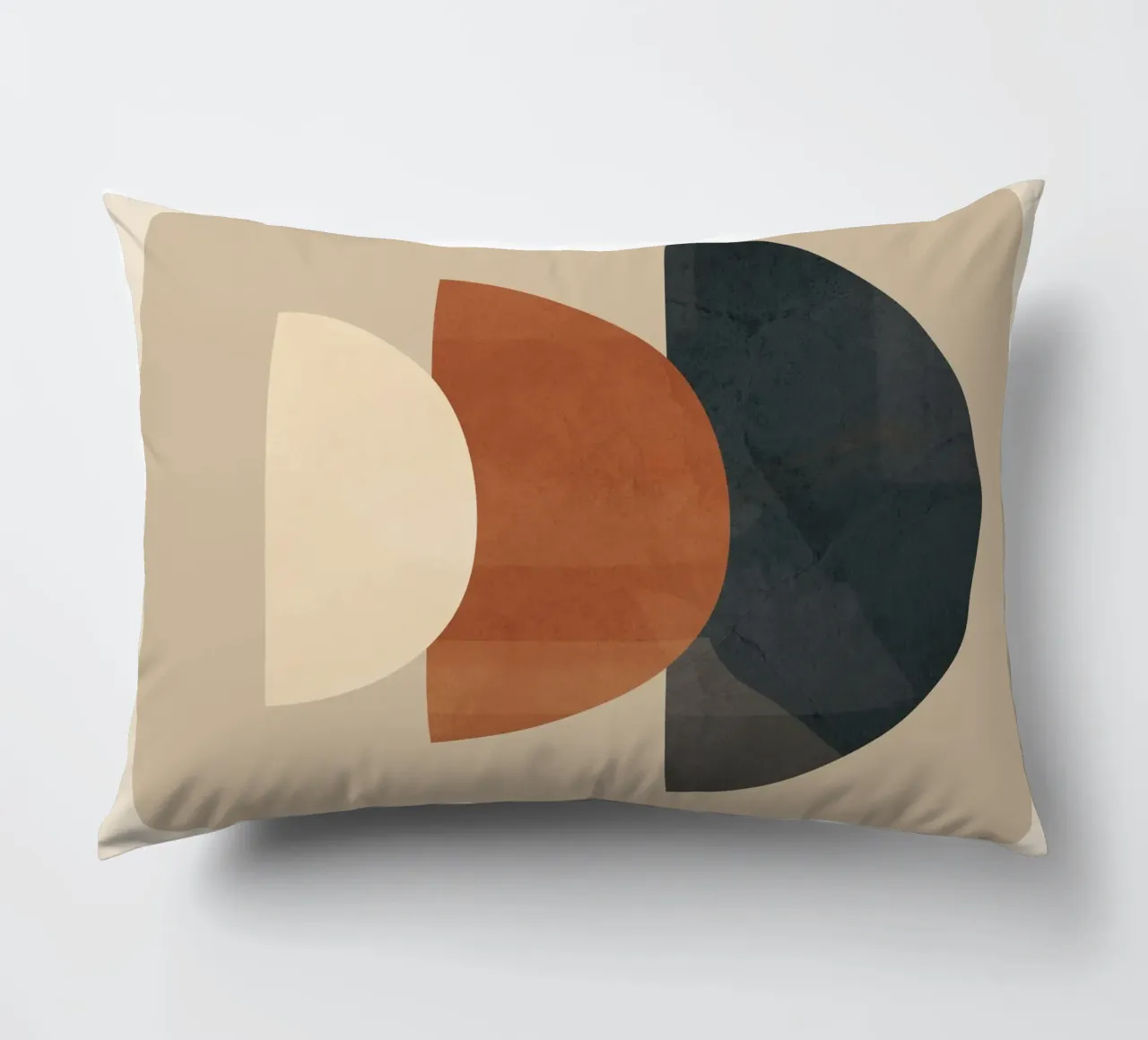 Modern Minimal Shapes 2 Kissen von Flow Line