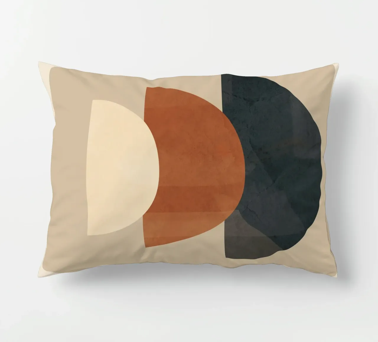 Modern Minimal Shapes 2 Kissen von Flow Line