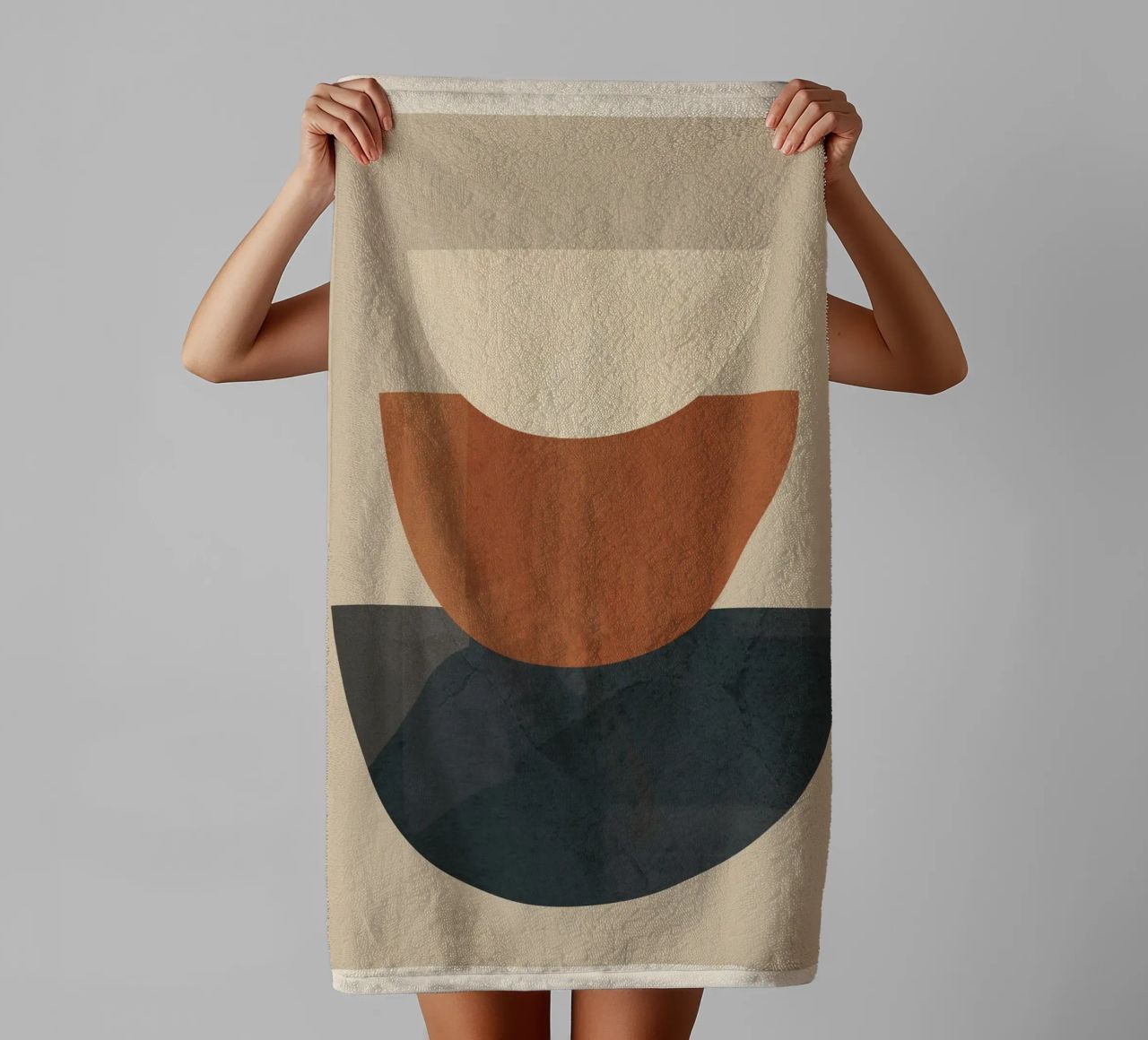 Modern Minimal Shapes 2 asciugamano da bagno da Flow Line