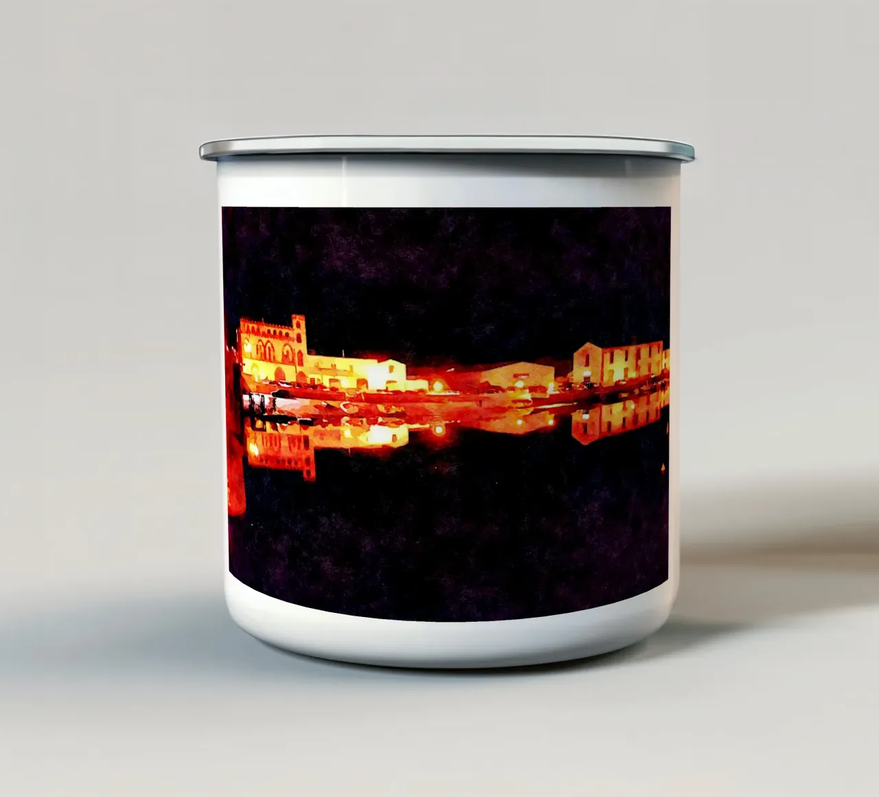 Bosa tazza in smalto da Massimo Frascogna