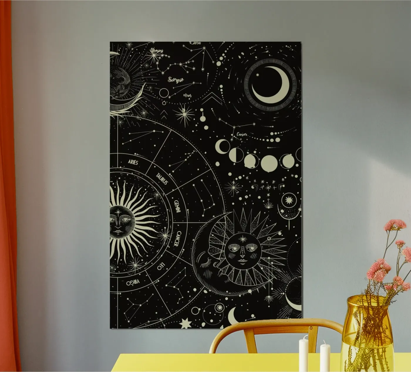 Astrology Wheel poster da daylight design studio