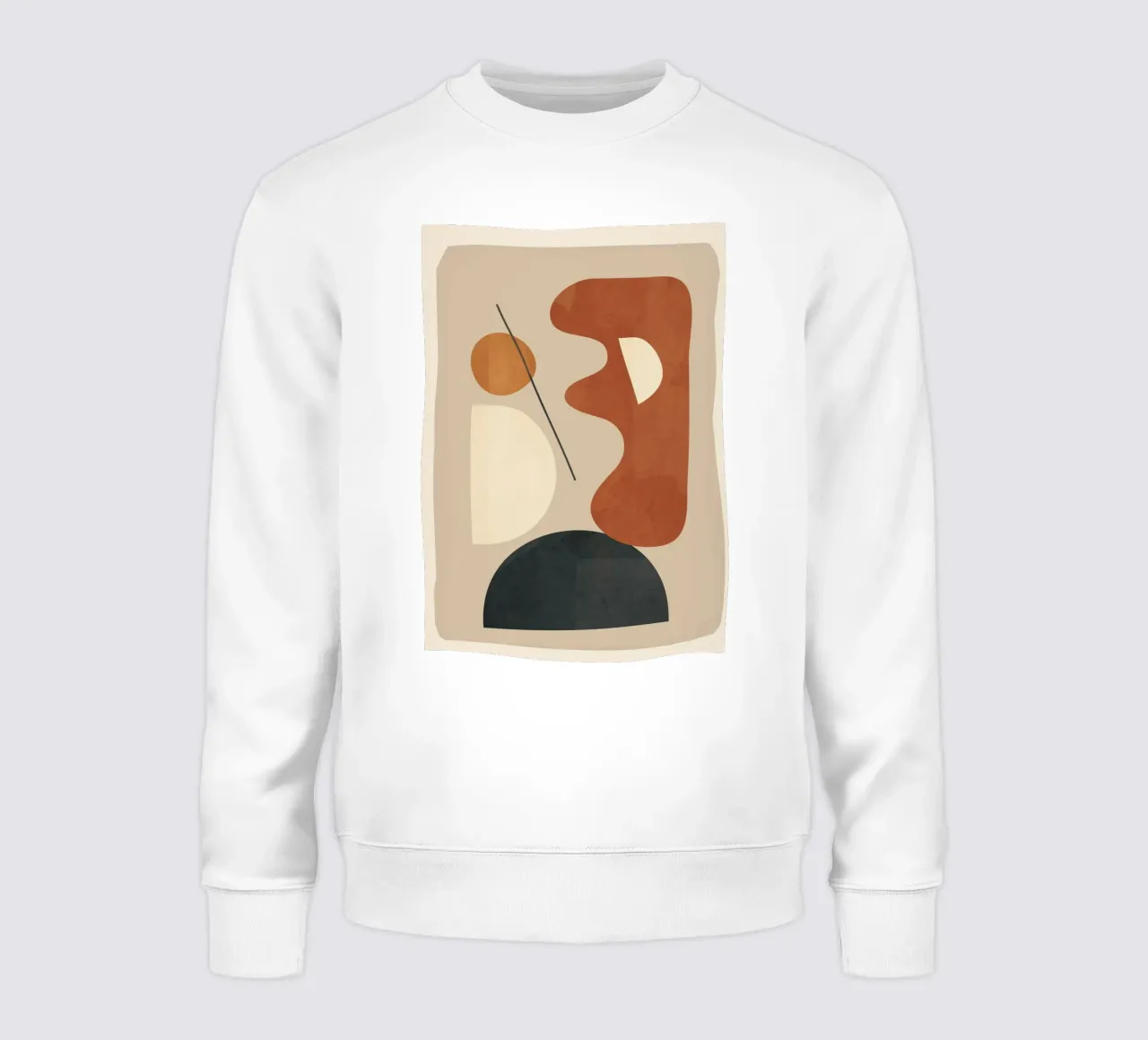 Modern Minimal Shapes 3 sudadera de Flow Line