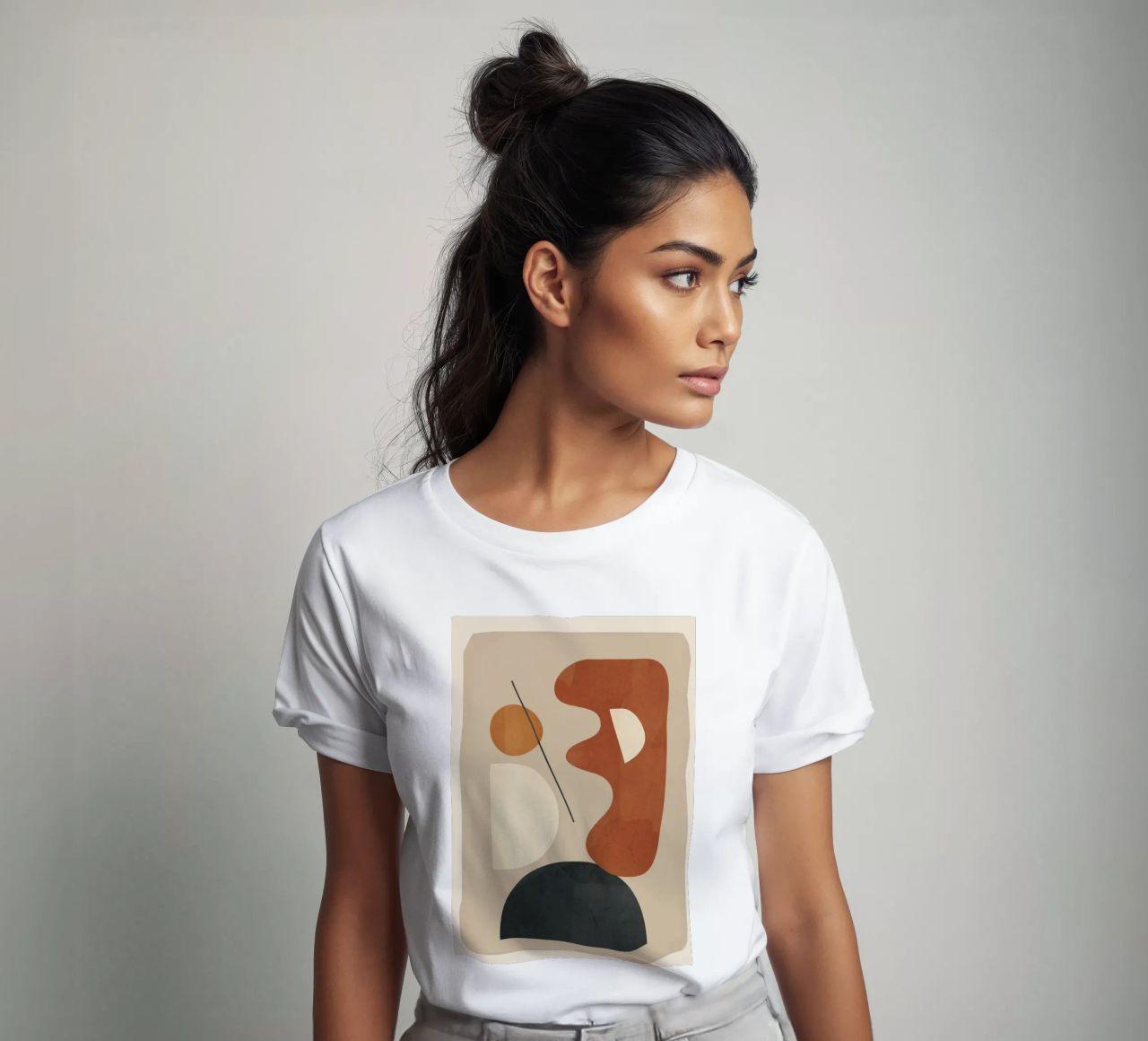 Modern Minimal Shapes 3 t-shirt da Flow Line