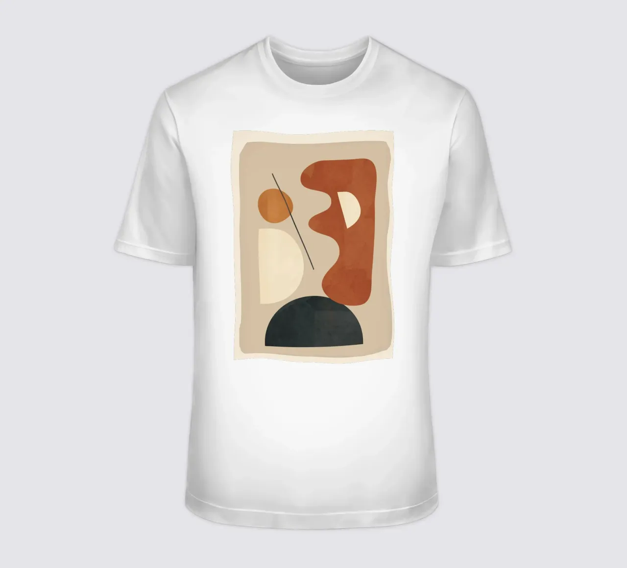 Modern Minimal Shapes 3 t-shirt da Flow Line