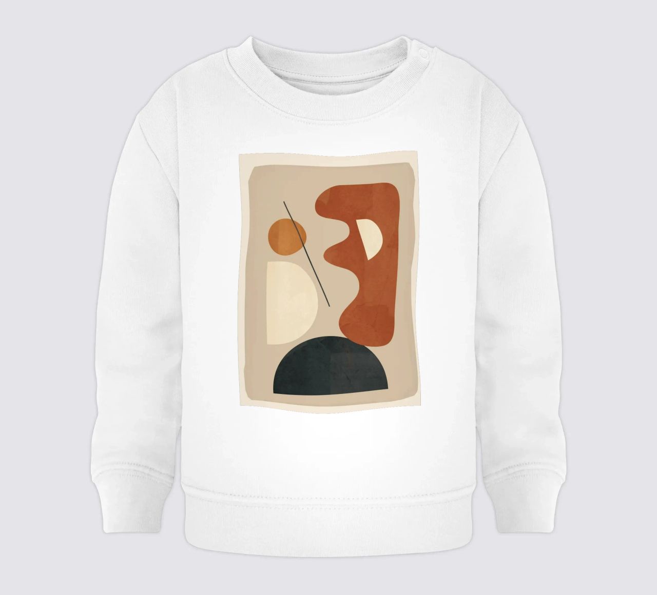 Modern Minimal Shapes 3 felpa neonato da Flow Line