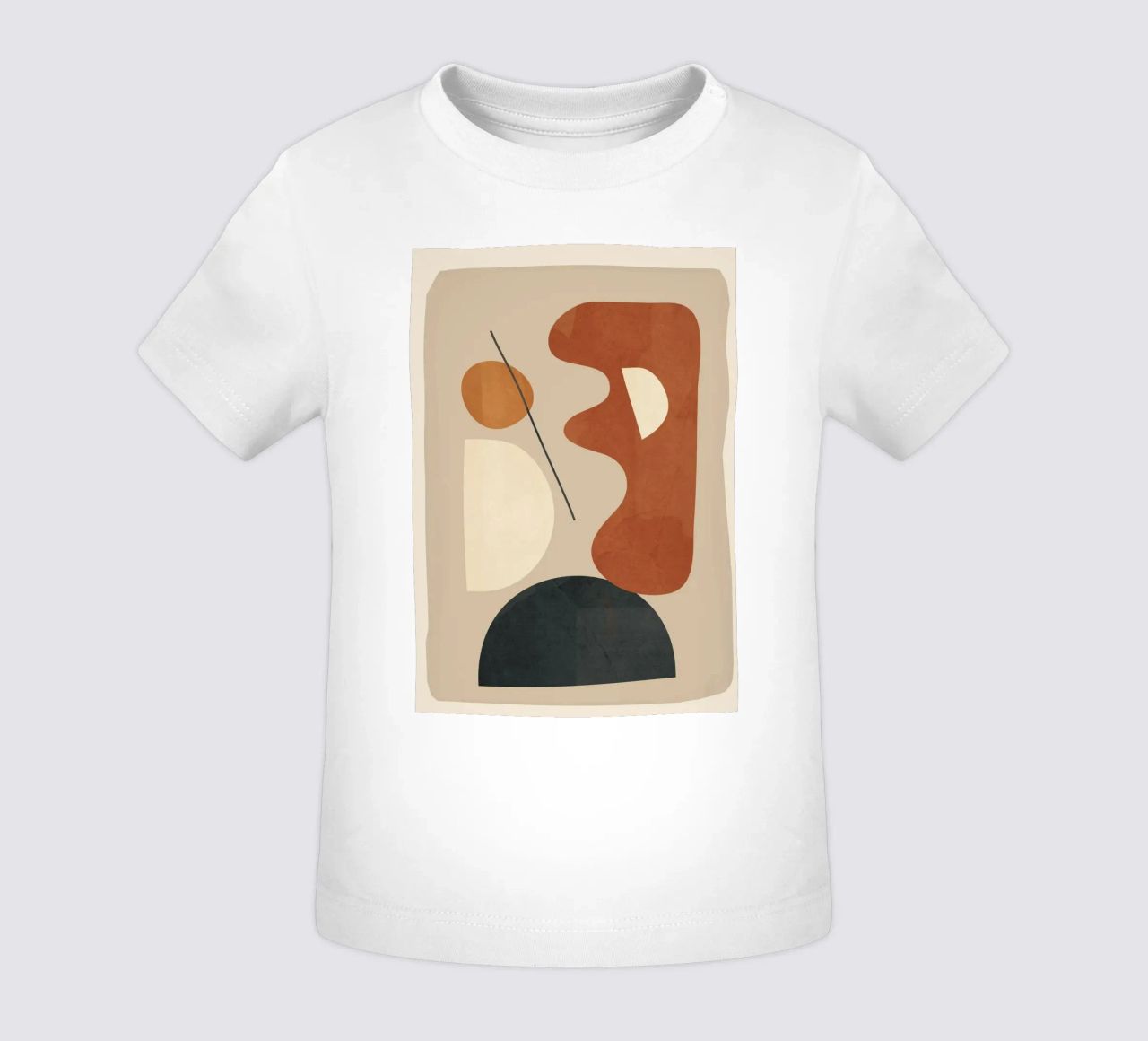 Modern Minimal Shapes 3 maglietta neonato da Flow Line