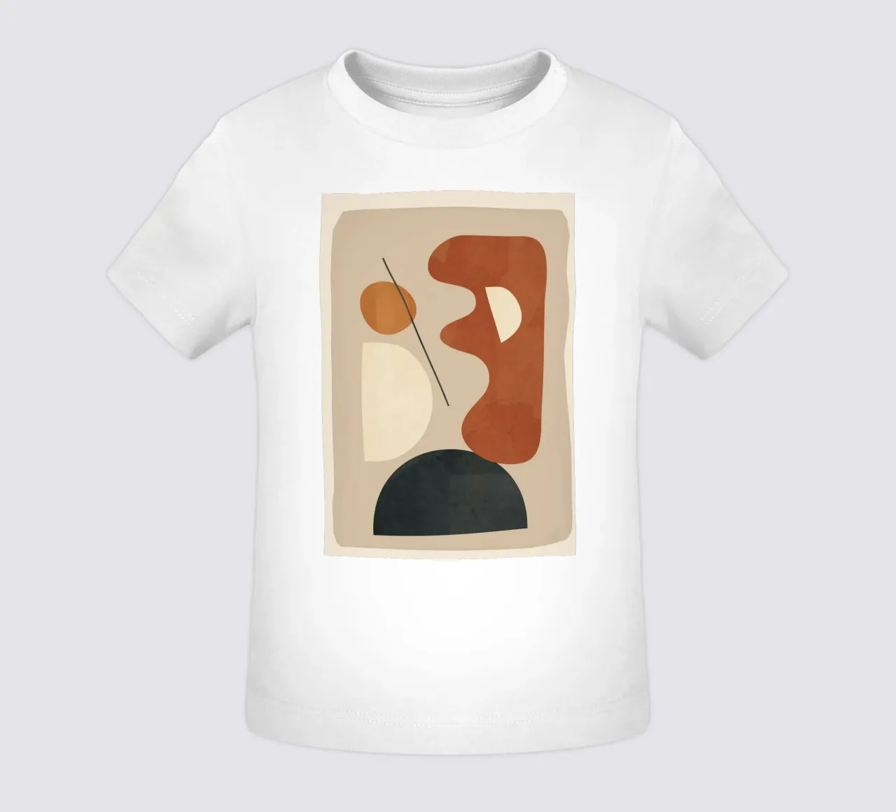 Modern Minimal Shapes 3 maglietta neonato da Flow Line