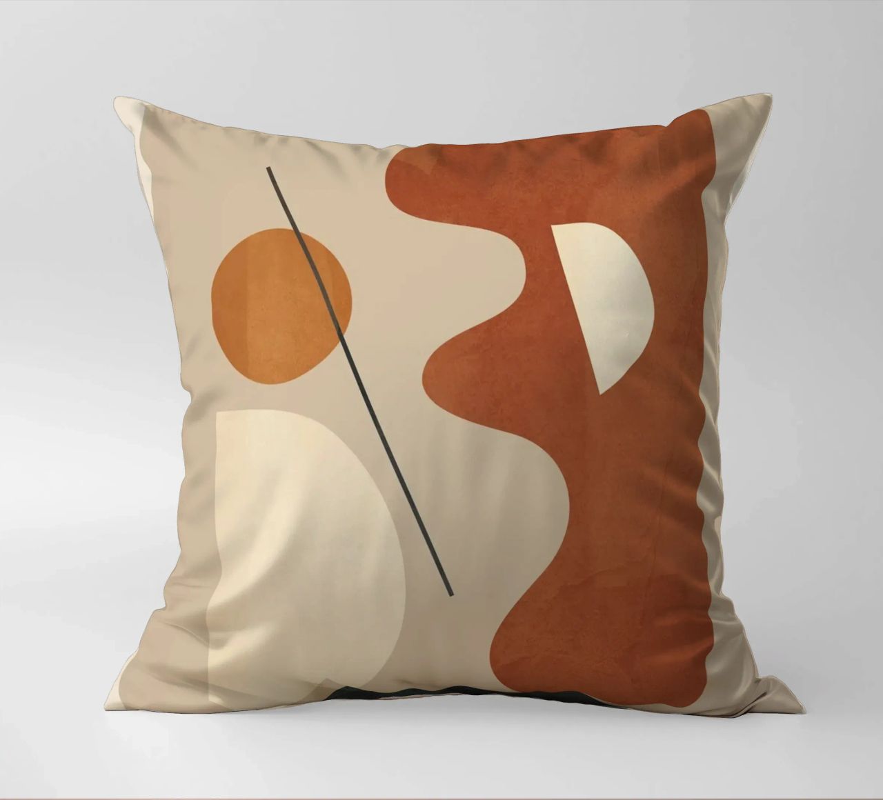 Modern Minimal Shapes 3 cuscino da Flow Line