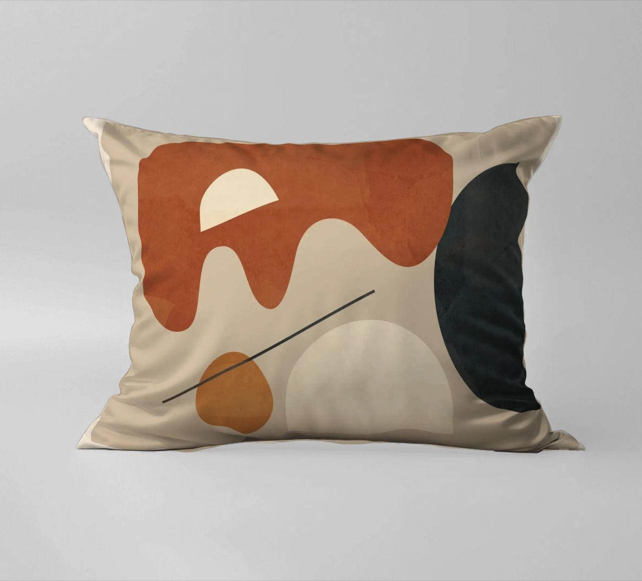 Modern Minimal Shapes 3 cuscino da Flow Line