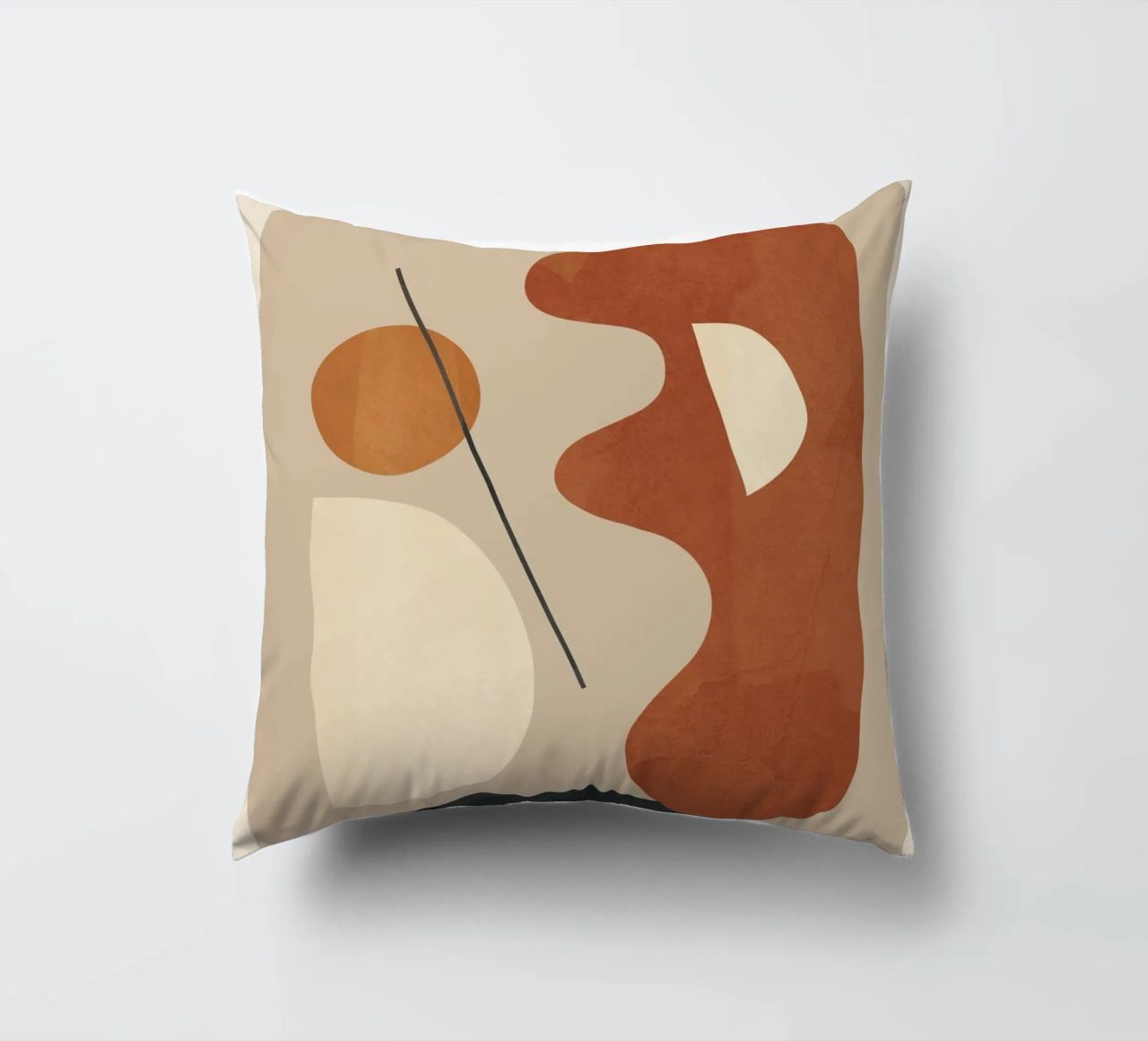 Modern Minimal Shapes 3 cuscino da Flow Line
