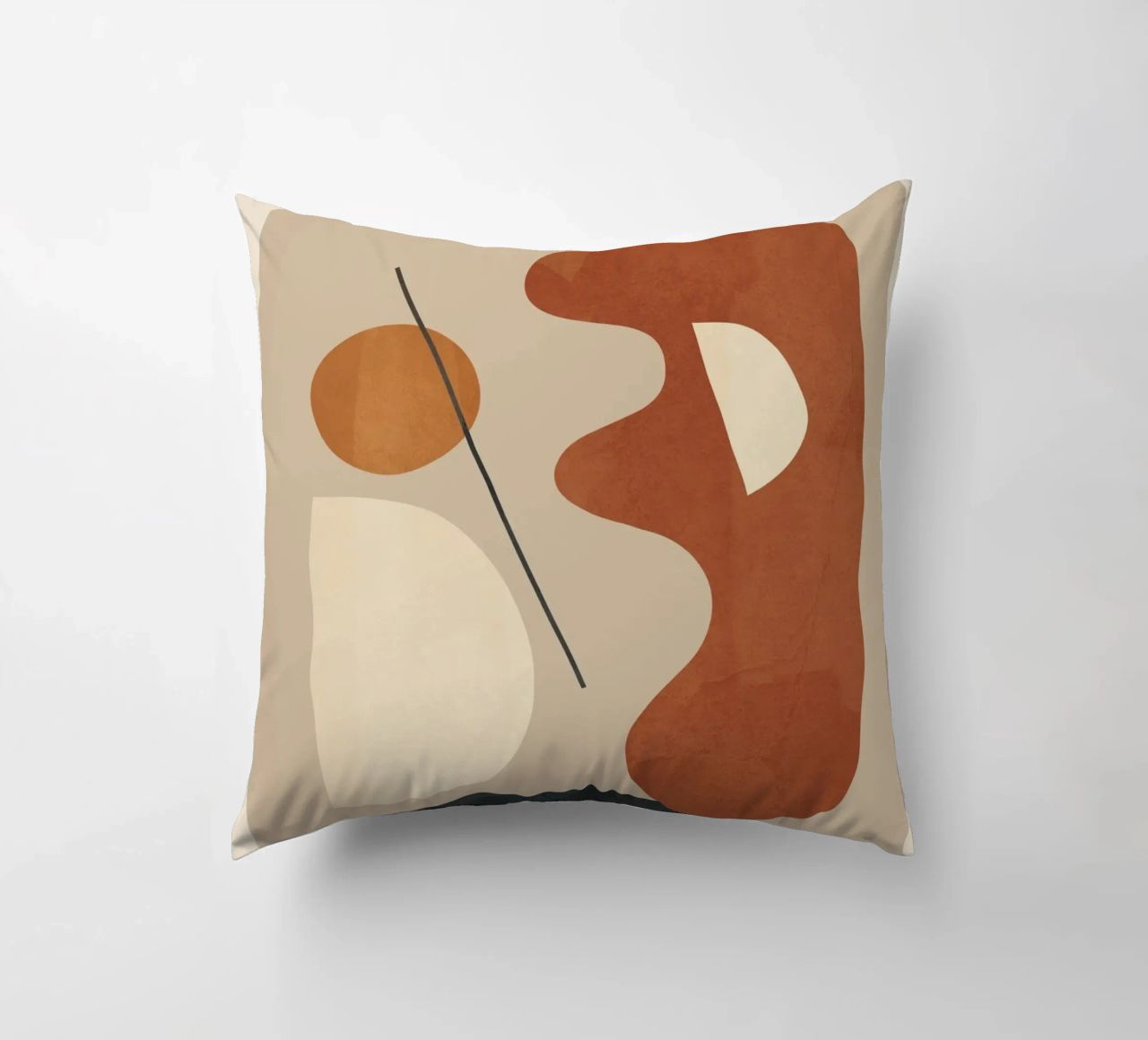 Modern Minimal Shapes 3 cuscino da Flow Line