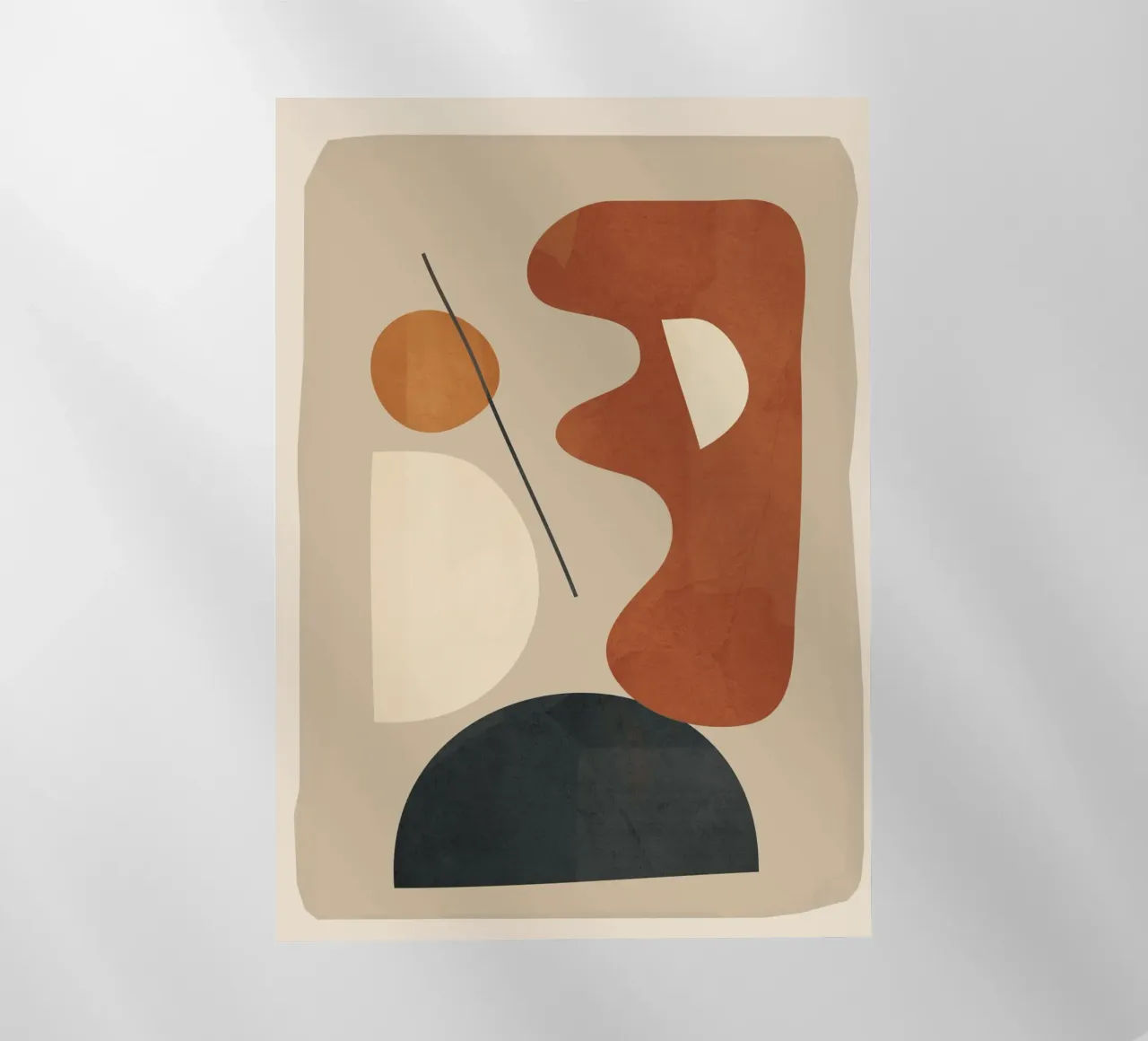 Modern Minimal Shapes 3 pellicola backlit da Flow Line