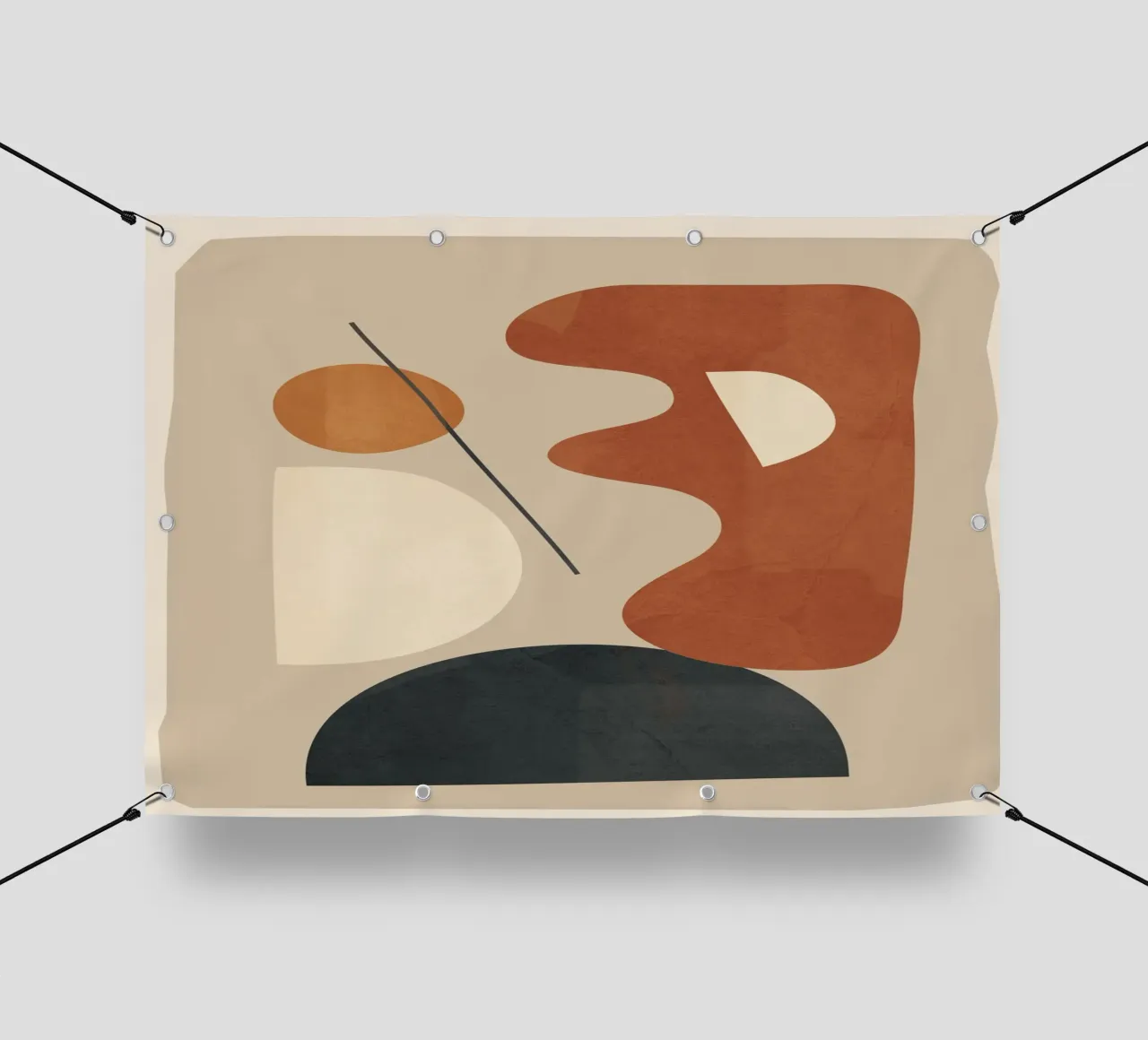 Modern Minimal Shapes 3 telo in pvc da Flow Line