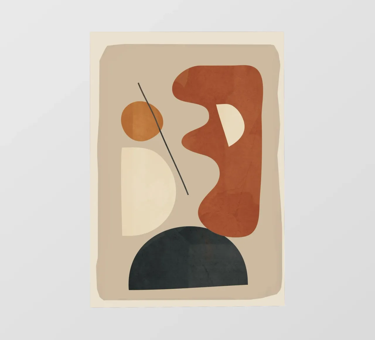 Modern Minimal Shapes 3 telo in pvc da Flow Line