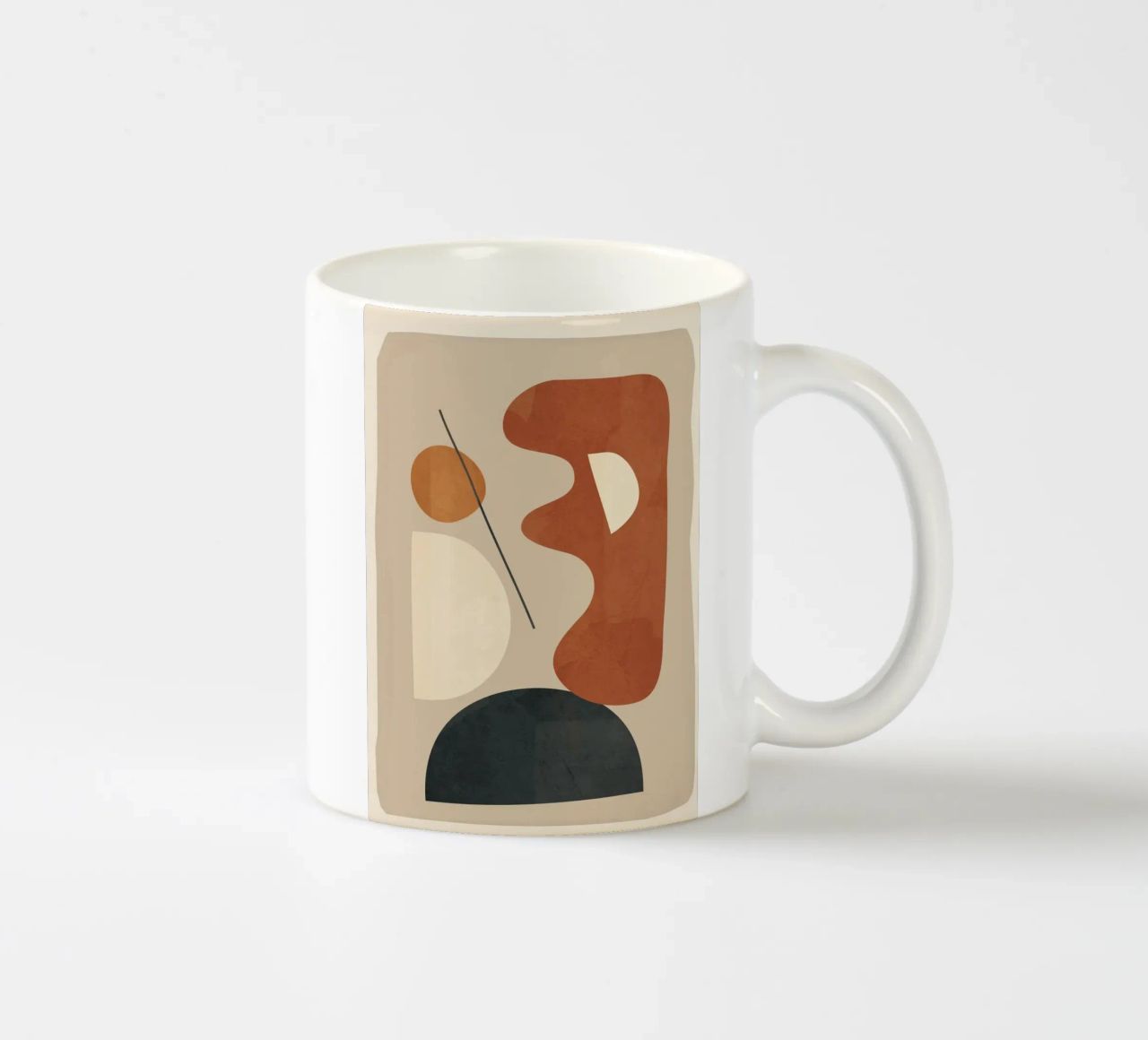 Modern Minimal Shapes 3 tazza in ceramica da Flow Line