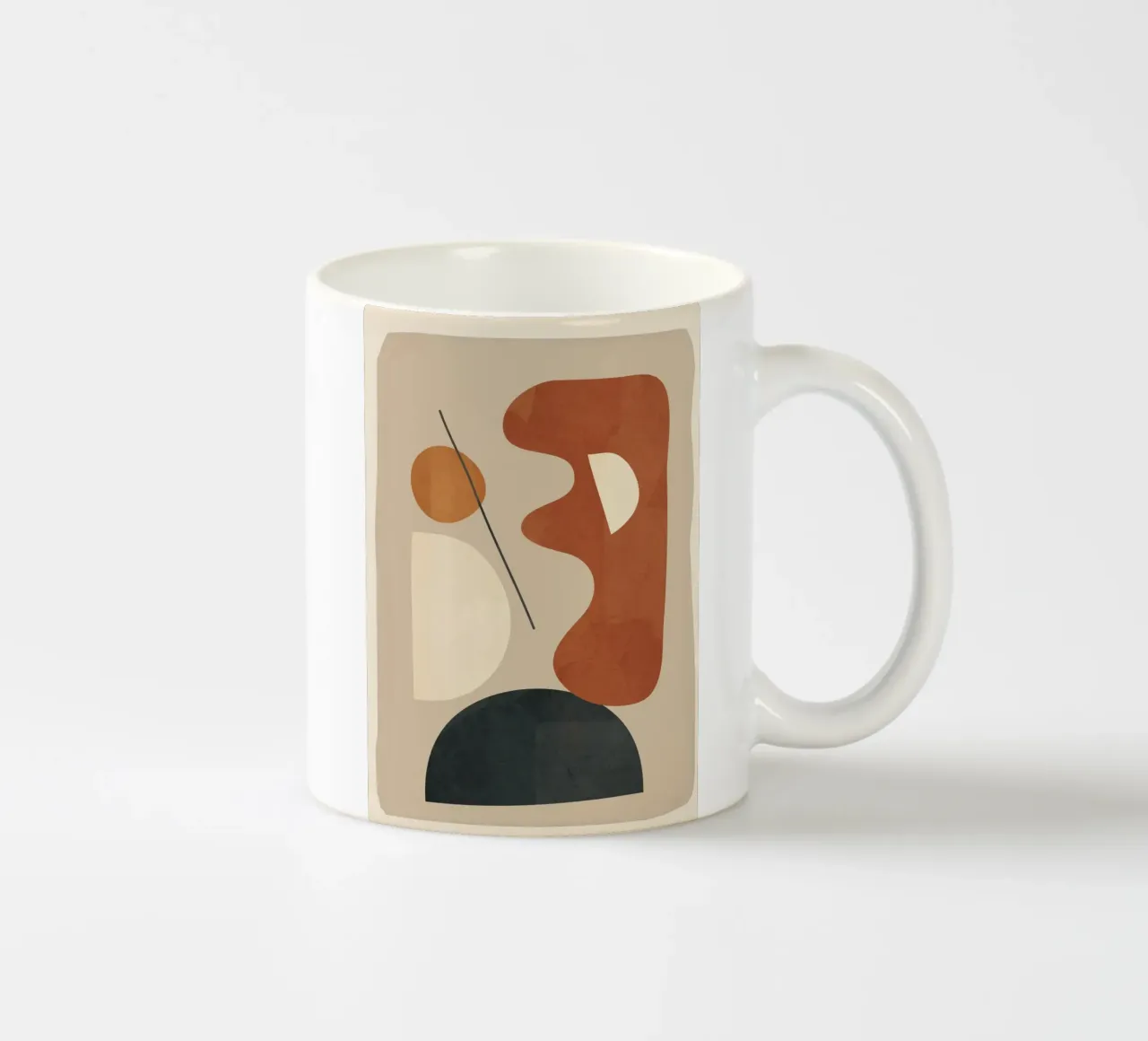 Modern Minimal Shapes 3 mug en céramique de Flow Line