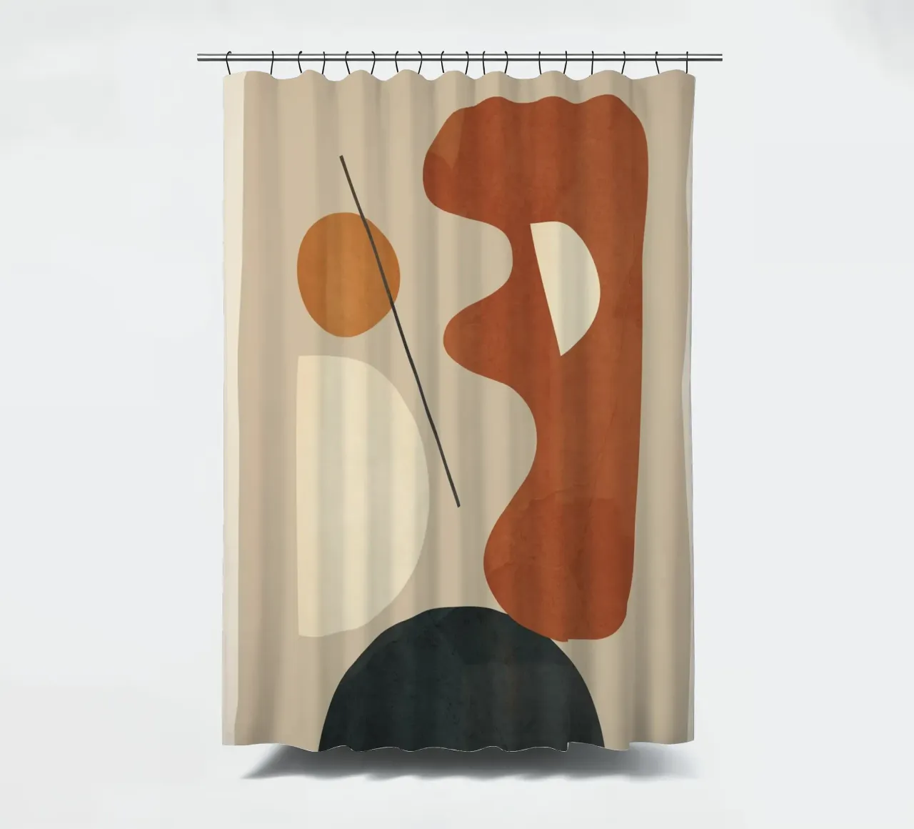 Modern Minimal Shapes 3 tenda da doccia da Flow Line