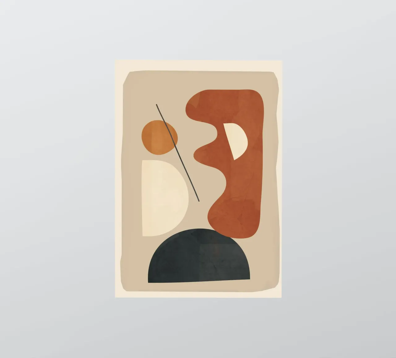 Modern Minimal Shapes 3 adesivo da Flow Line