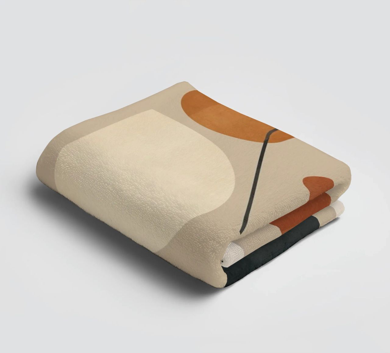 Modern Minimal Shapes 3 asciugamano da bagno da Flow Line