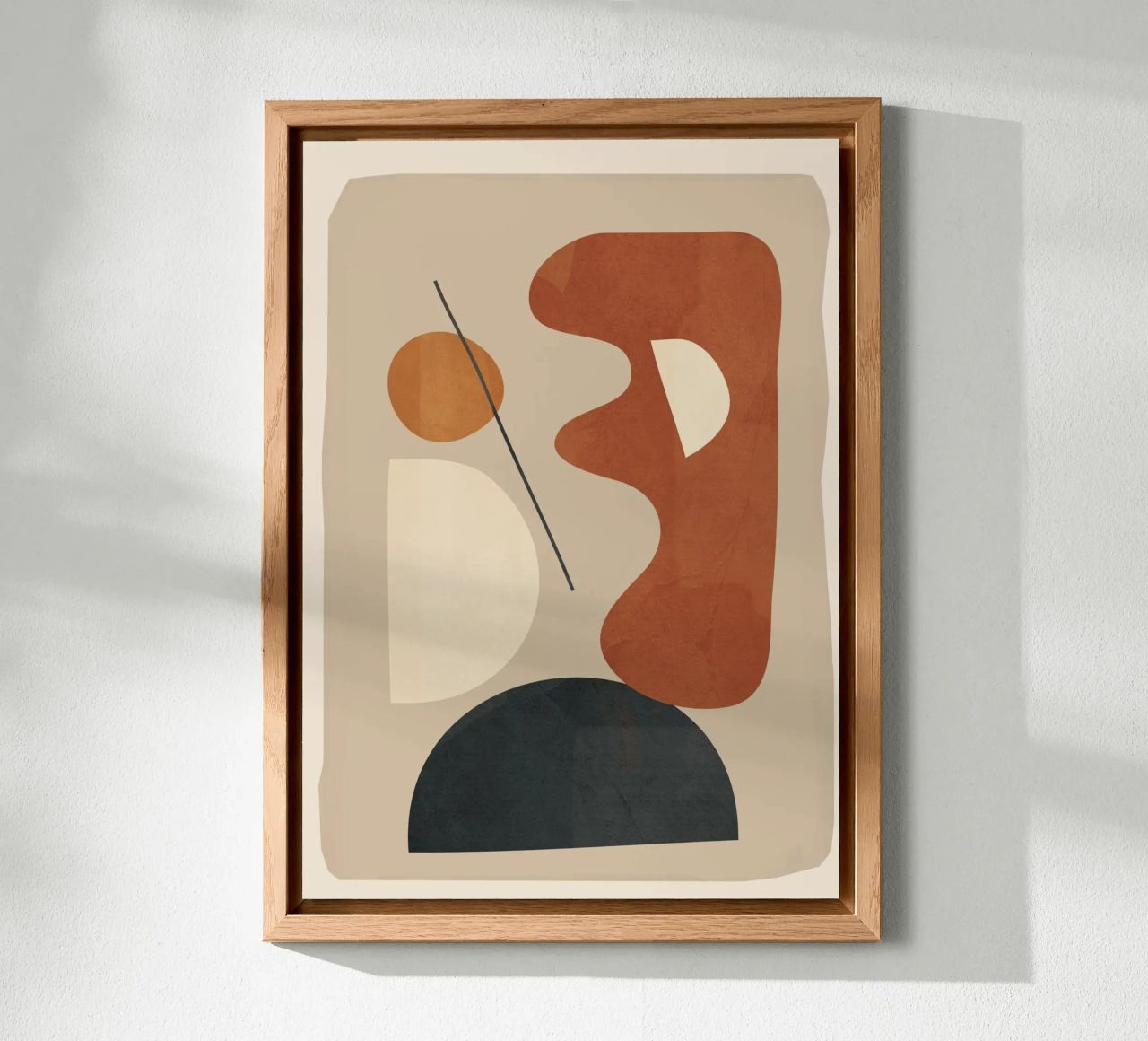 Modern Minimal Shapes 3 alluminio dibond da Flow Line