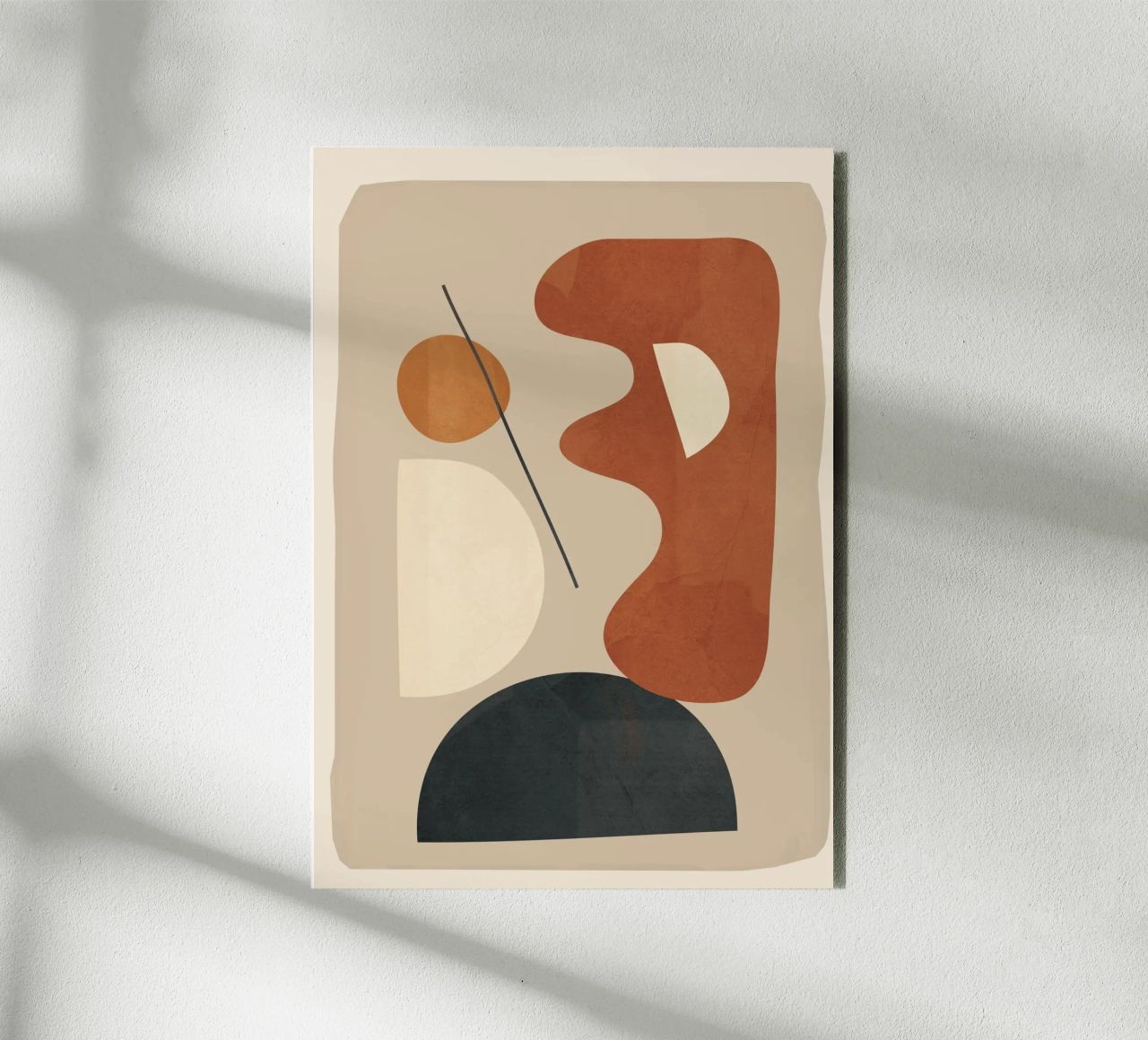 Modern Minimal Shapes 3 alluminio dibond da Flow Line