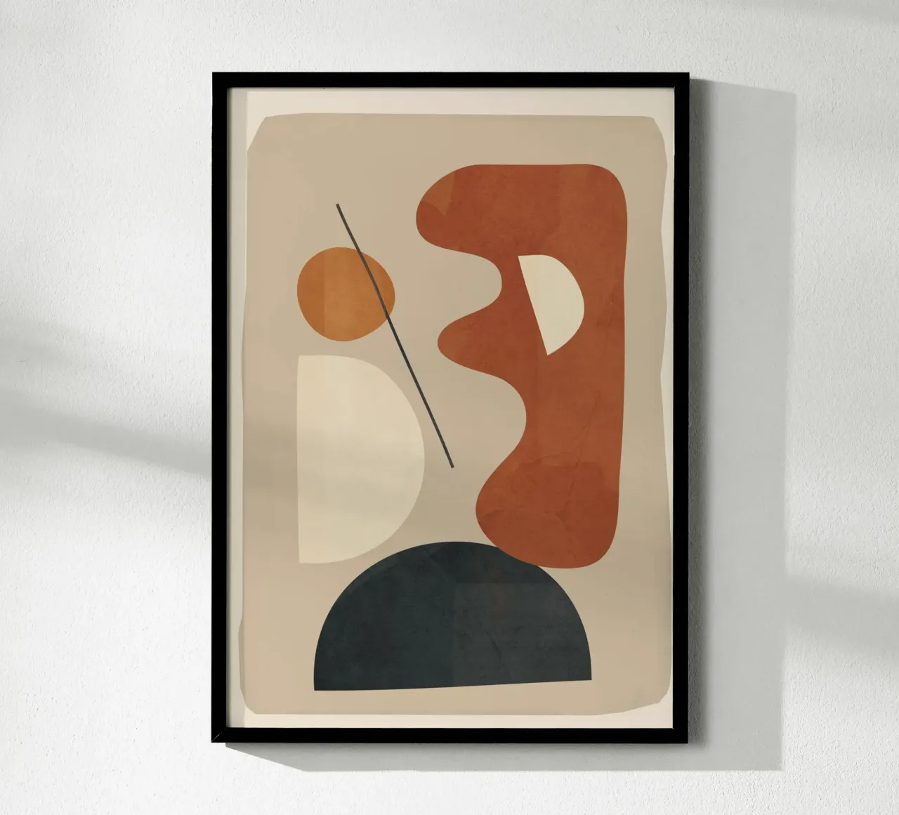 Modern Minimal Shapes 3 poster da Flow Line