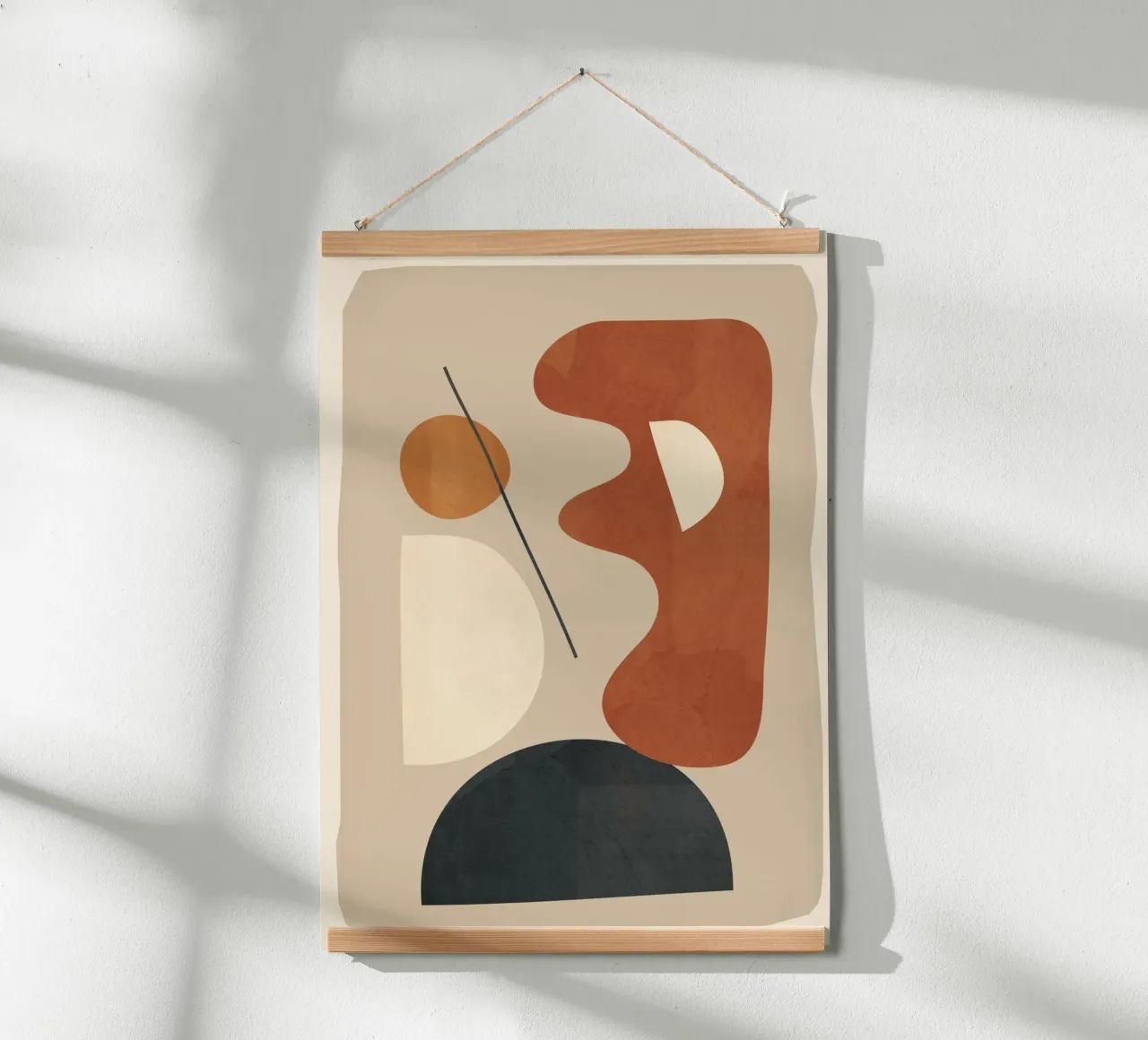 Modern Minimal Shapes 3 poster da Flow Line