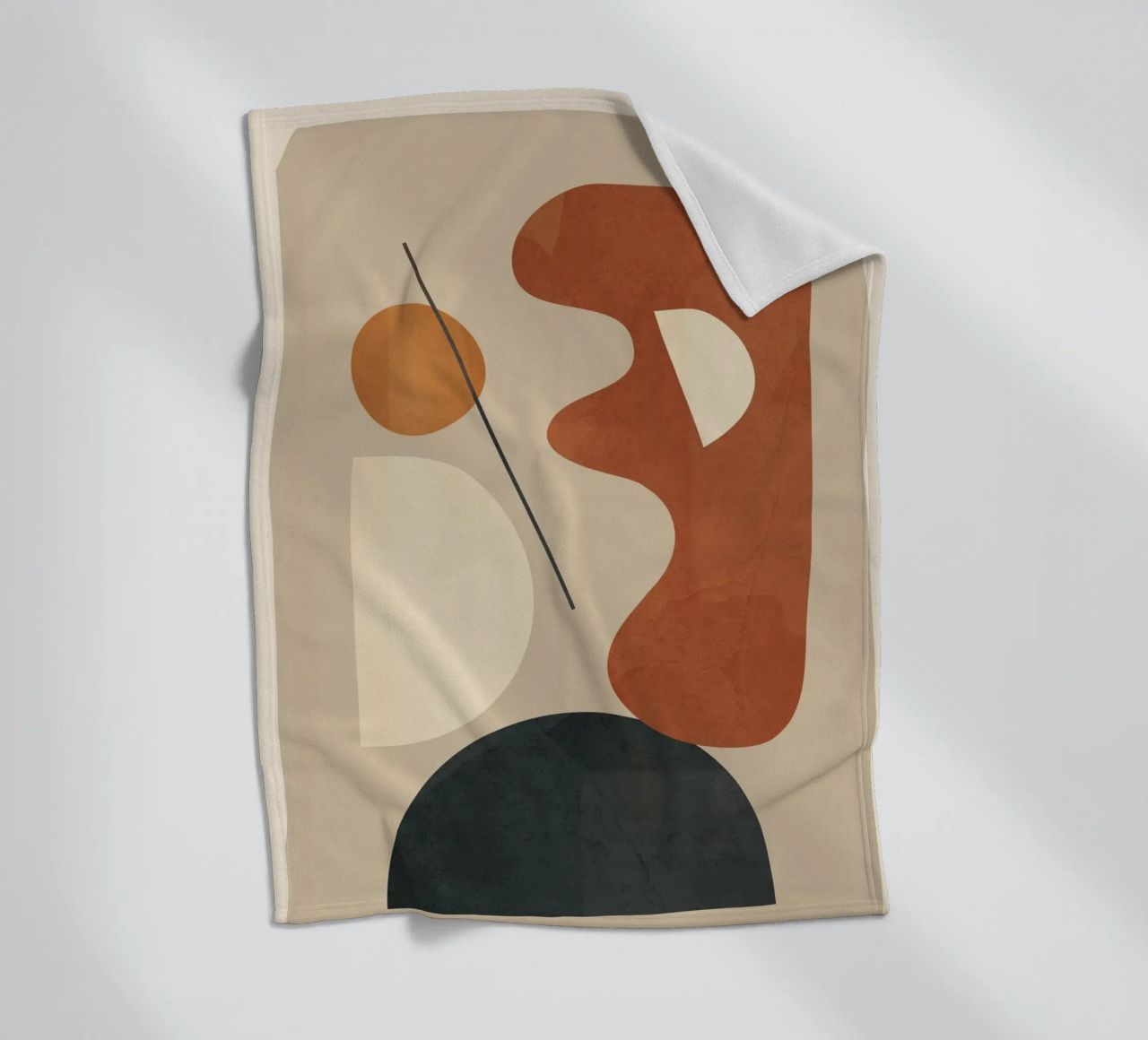 Modern Minimal Shapes 3 coperta in pile da Flow Line