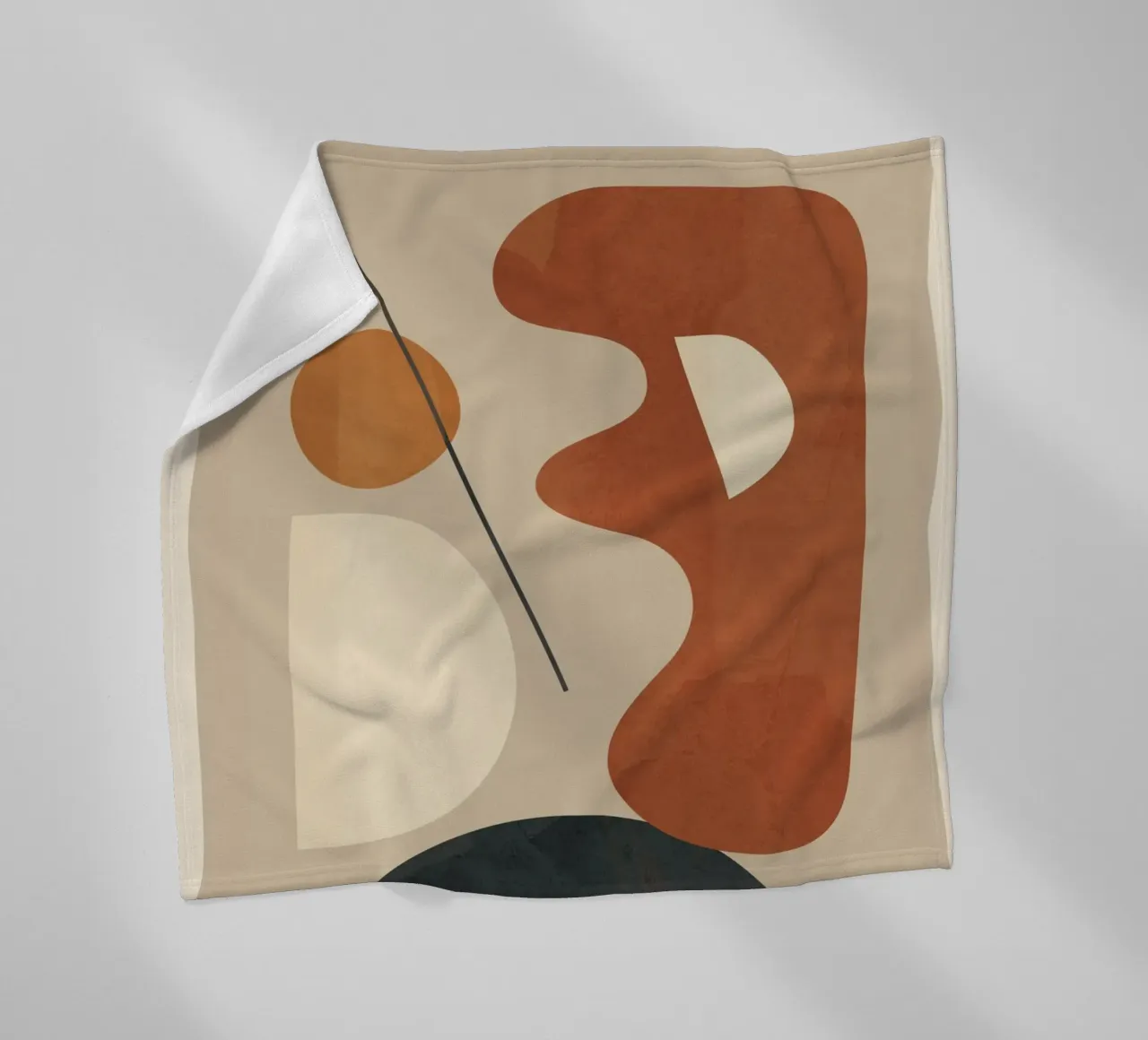 Modern Minimal Shapes 3 coperta in pile da Flow Line