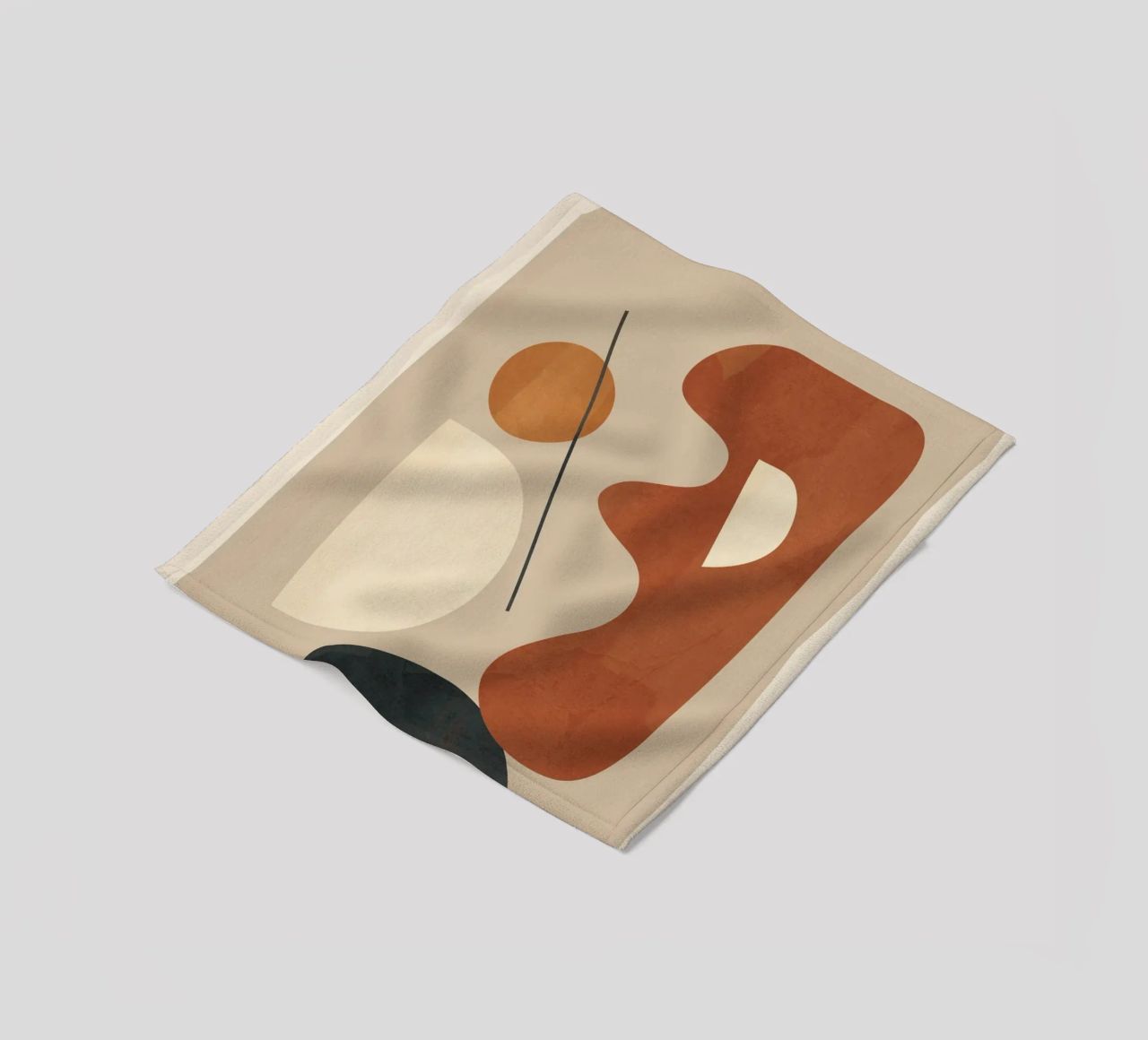 Modern Minimal Shapes 3 coperta in pile da Flow Line