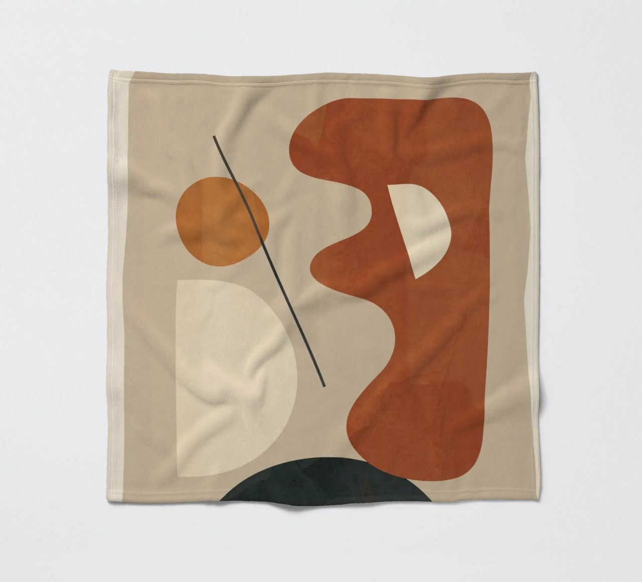 Modern Minimal Shapes 3 coperta in pile da Flow Line
